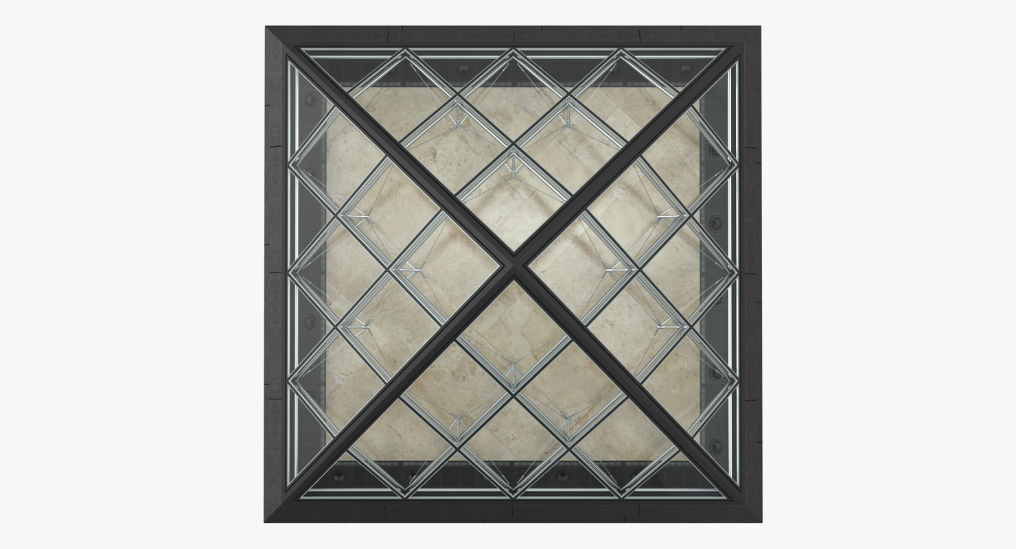 Small Glass Pyramid 3D model