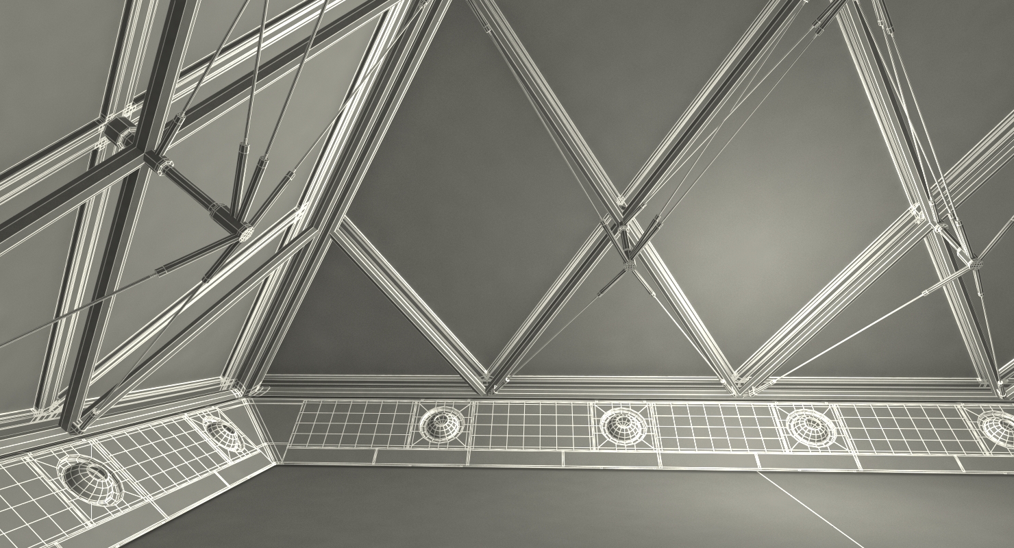 Small Glass Pyramid 3D model