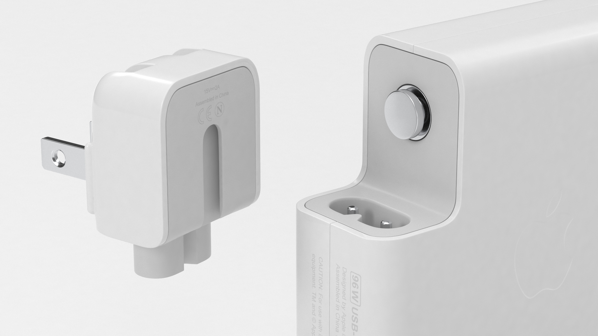Apple 96W Usb Type C Power Adapter 3D model