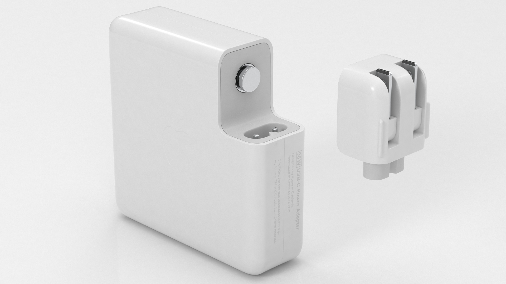 Apple 96W Usb Type C Power Adapter 3D model