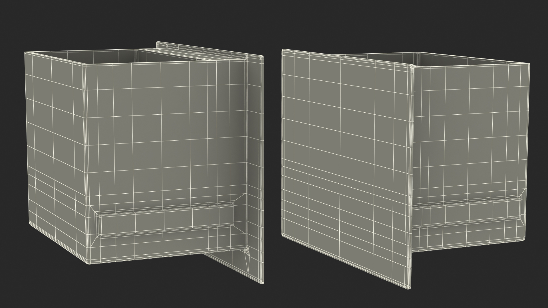 3D Ice Maker Tray with Ice model