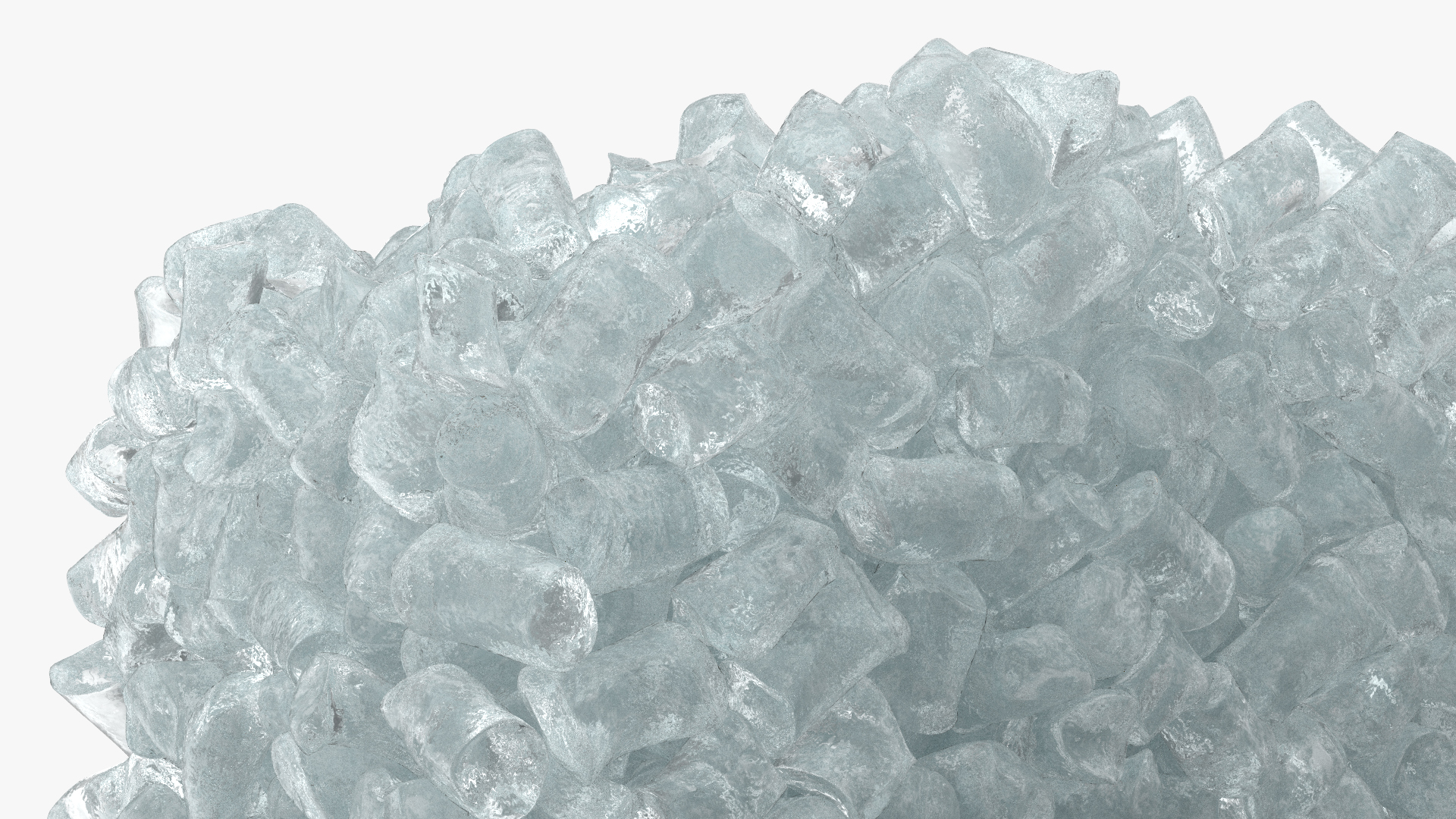 3D Ice Maker Tray with Ice model