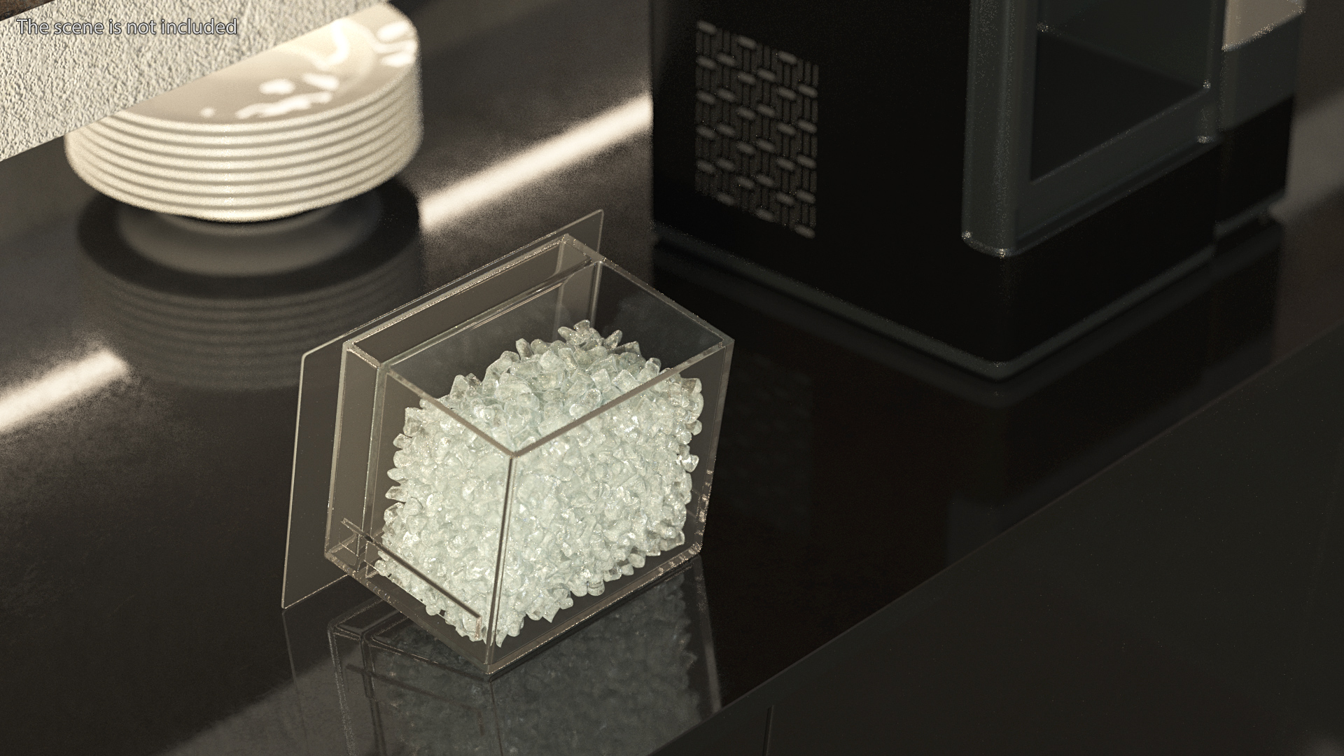 3D Ice Maker Tray with Ice model