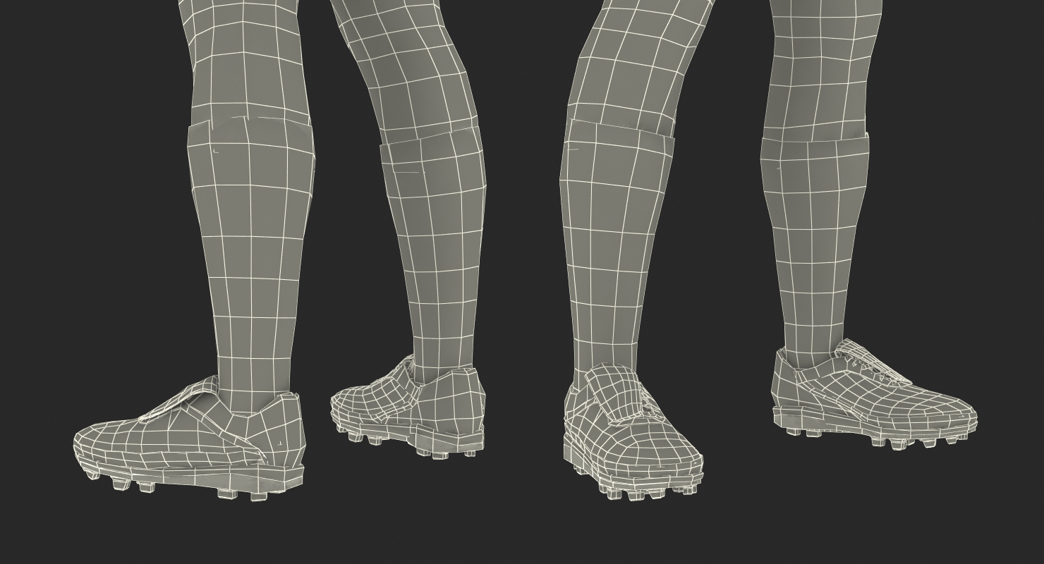 3D Soccer or Football Player Arsenal model