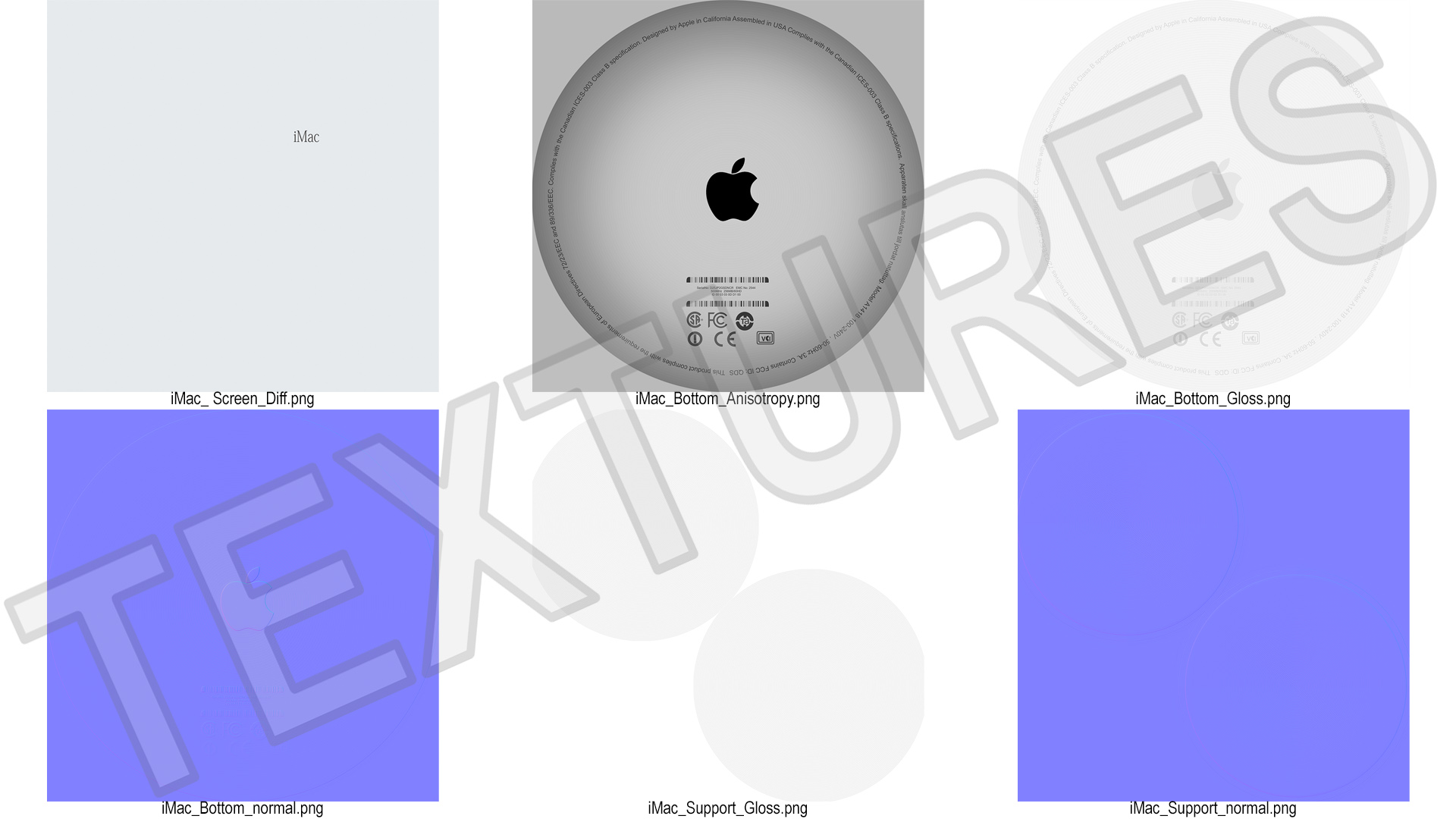 Apple iMac G4 Desktop Computer Rigged 3D