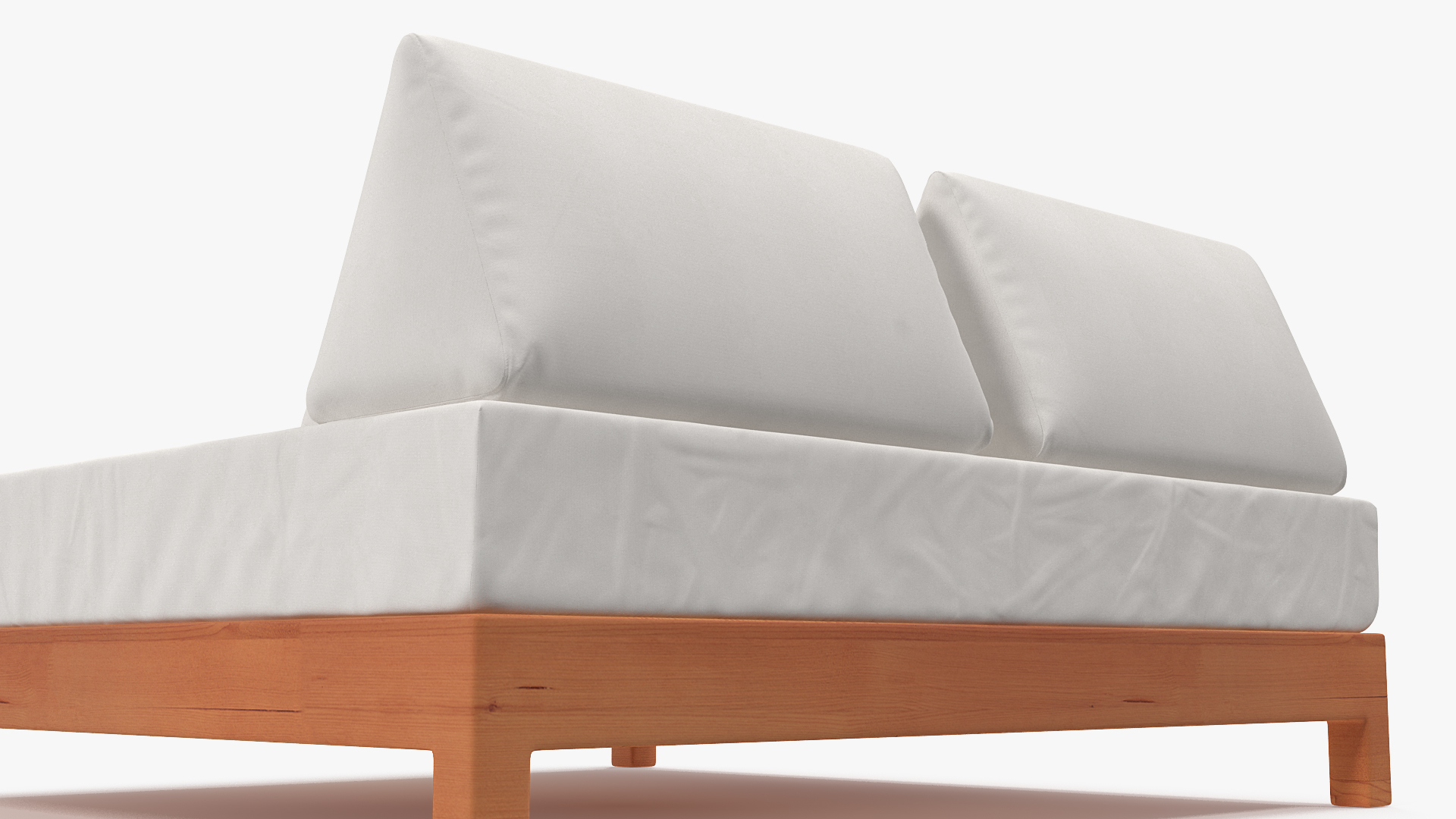 Wooden Kingsize Bed 3D model