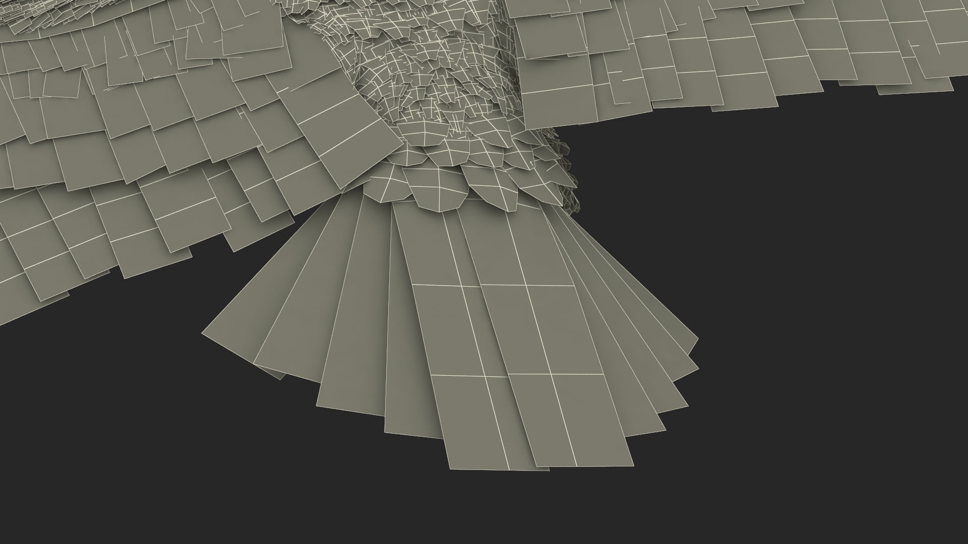 Flying Bald Eagle 3D