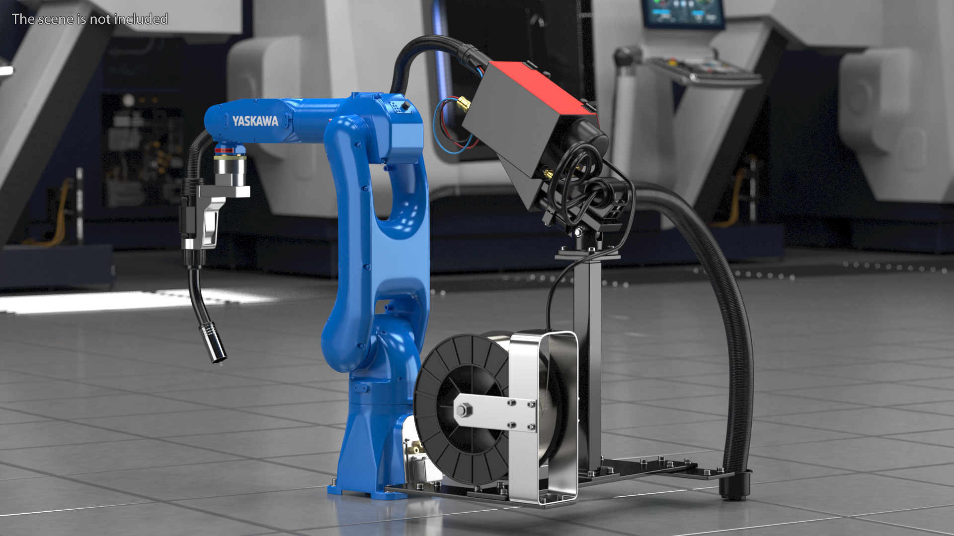 Yaskawa Motoman ArcWorld RS Mini Arc Welding Cell 3D model