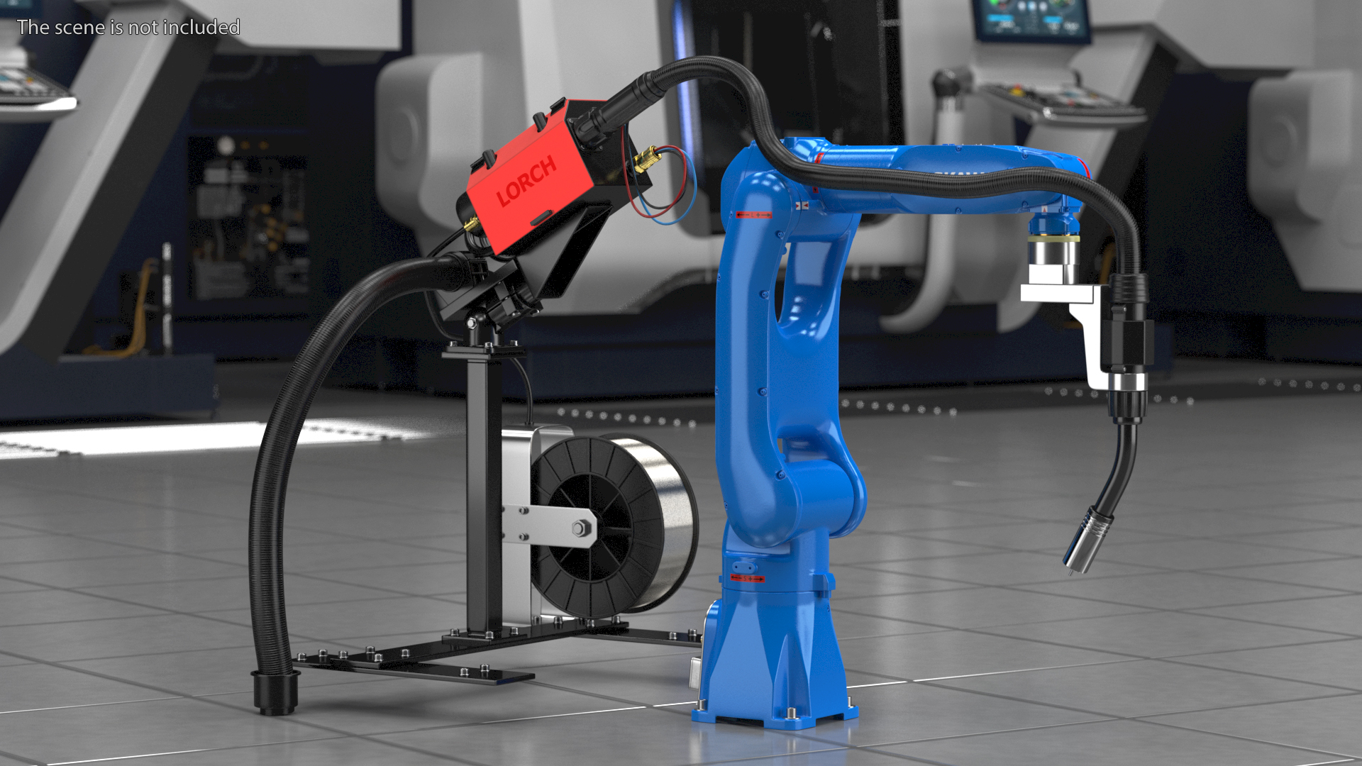Yaskawa Motoman ArcWorld RS Mini Arc Welding Cell 3D model