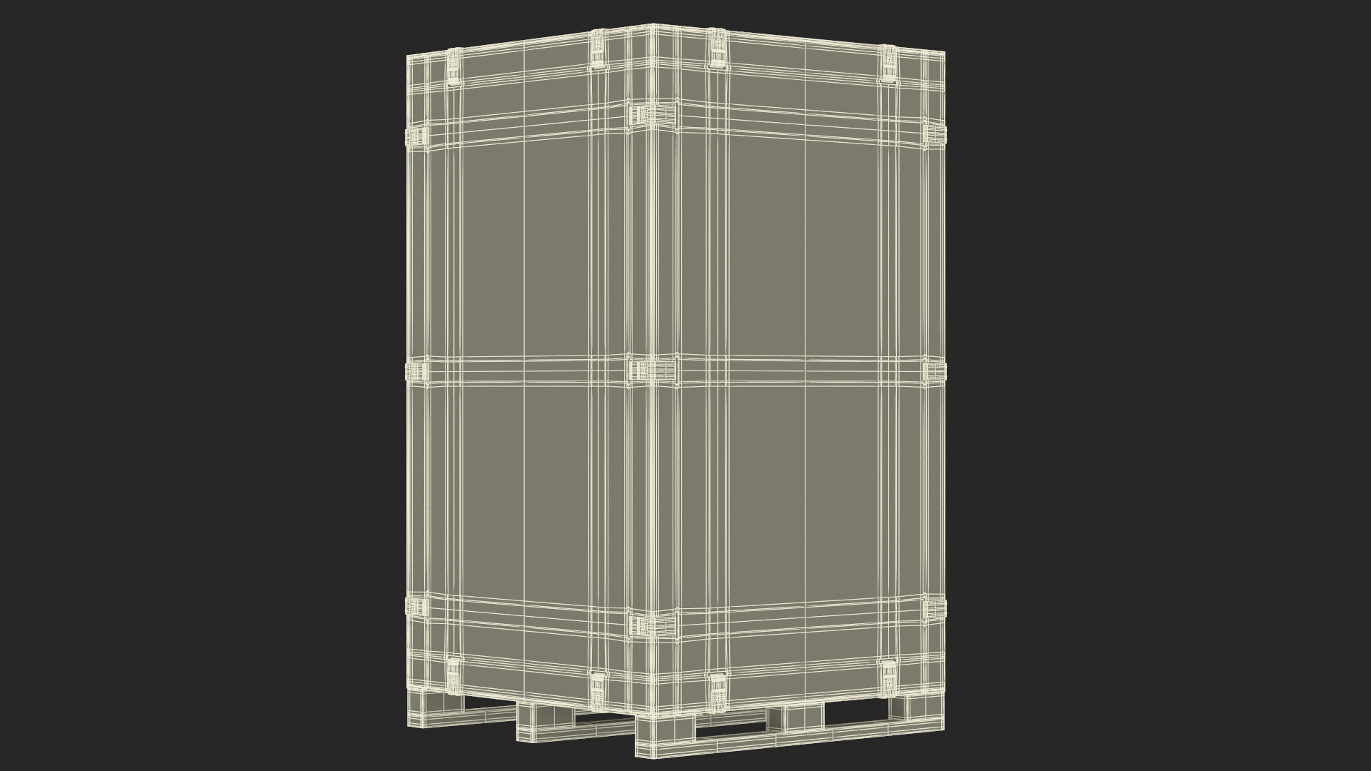 3D model Heavy Duty Shipping Crate