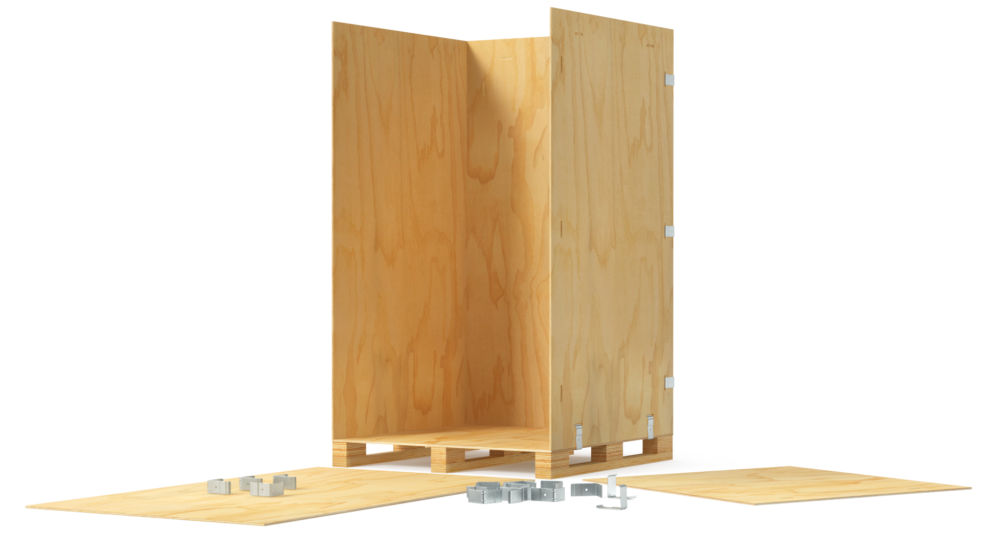 3D model Heavy Duty Shipping Crate