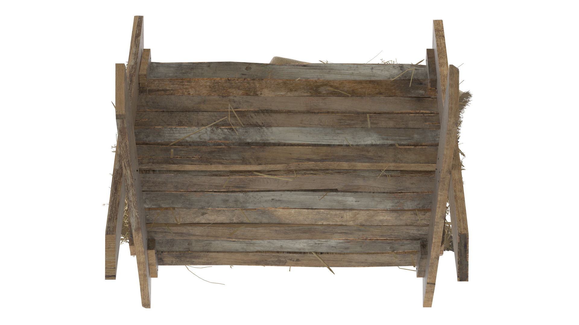 Manger With Swaddling Cloth 3D