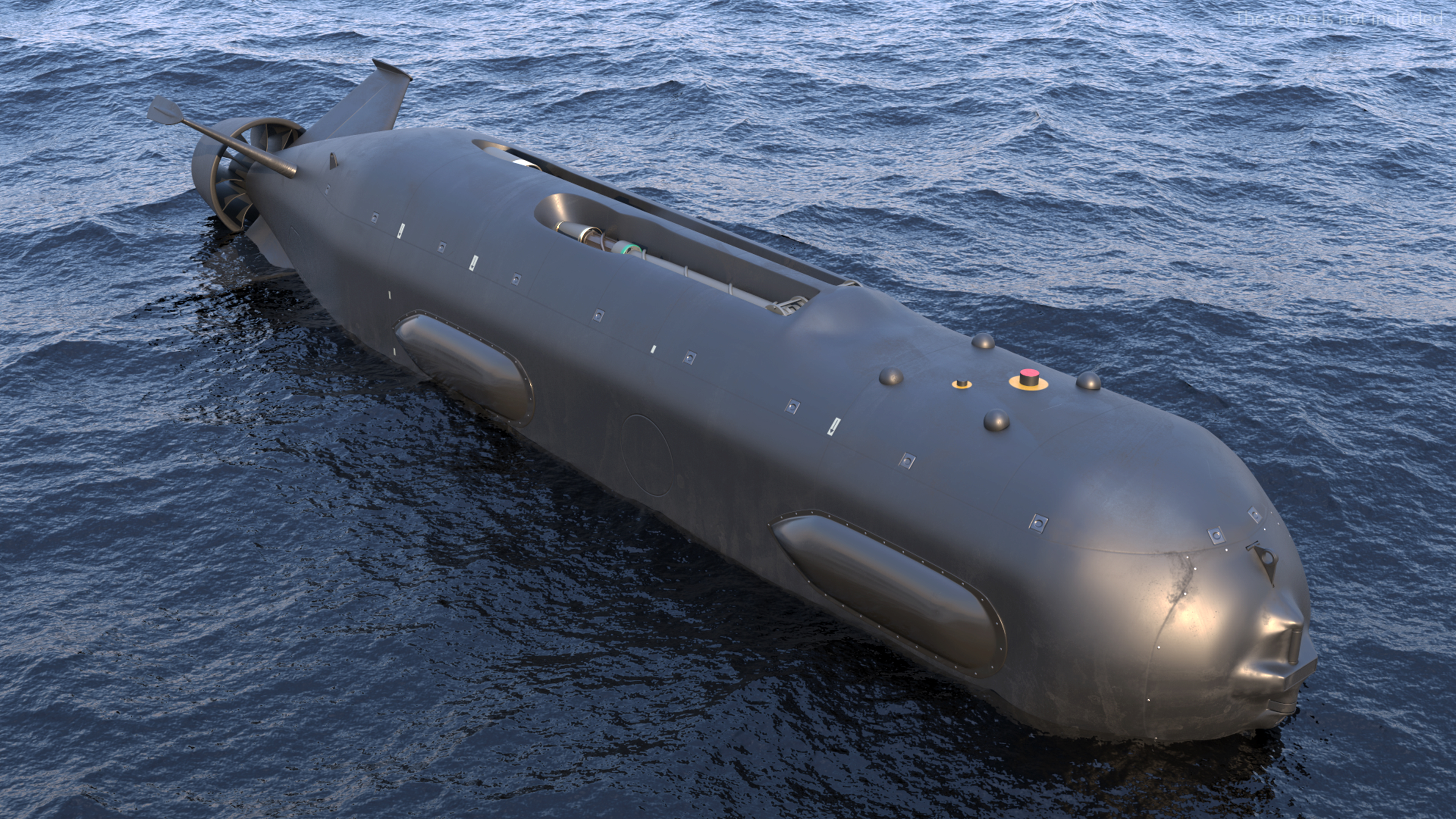 3D model Boeing Orca AUV