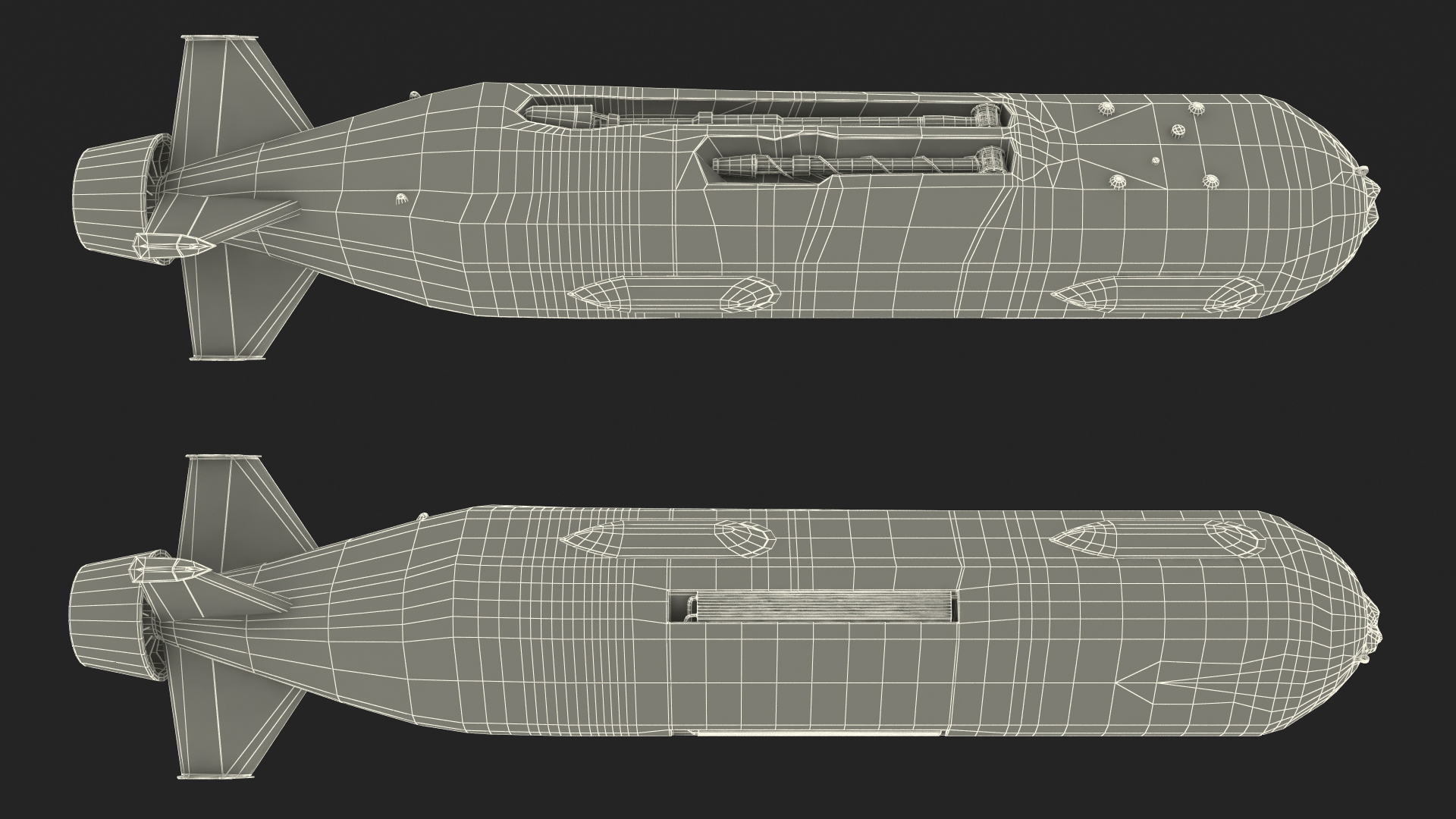 3D model Boeing Orca AUV