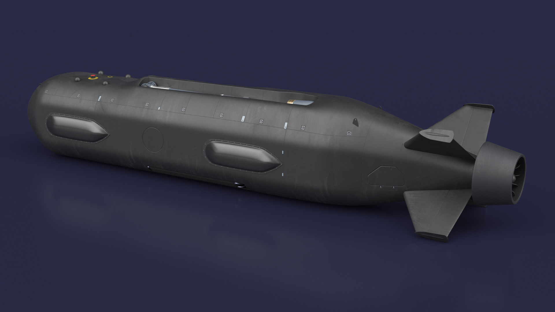 3D model Boeing Orca AUV