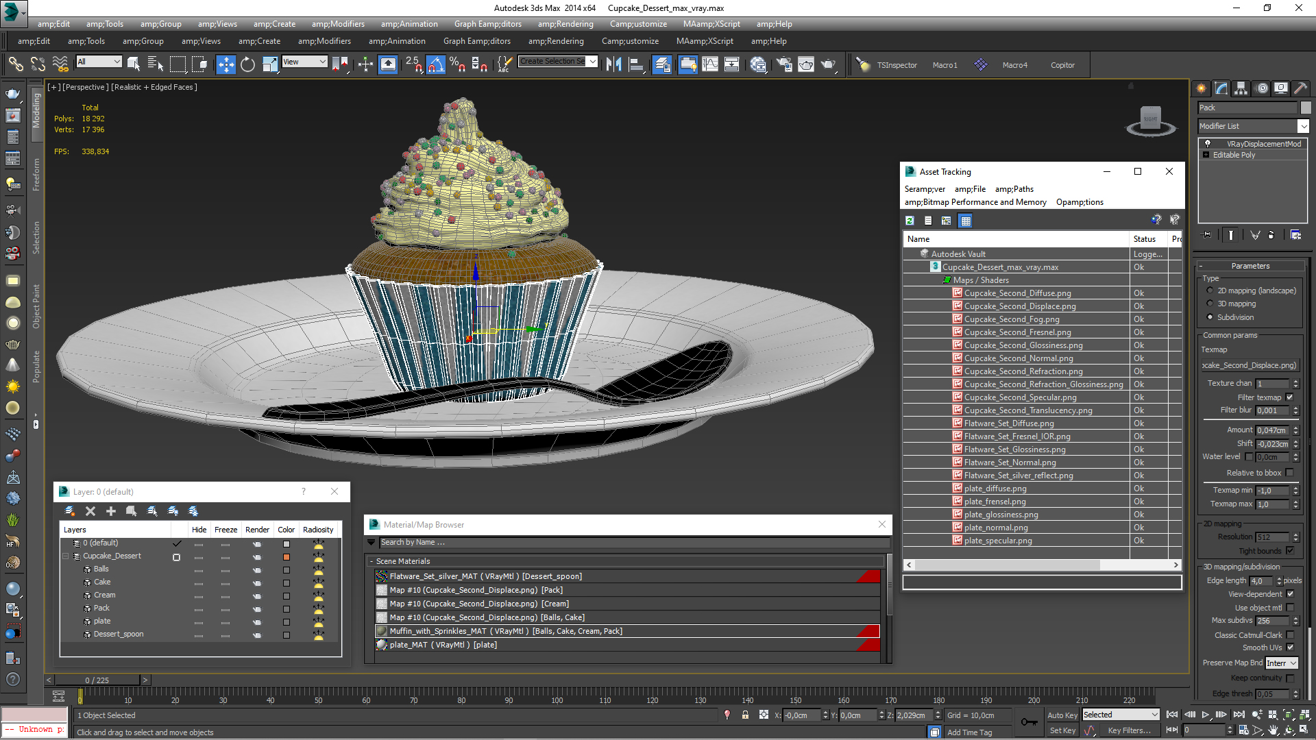 3D model Cupcake Dessert