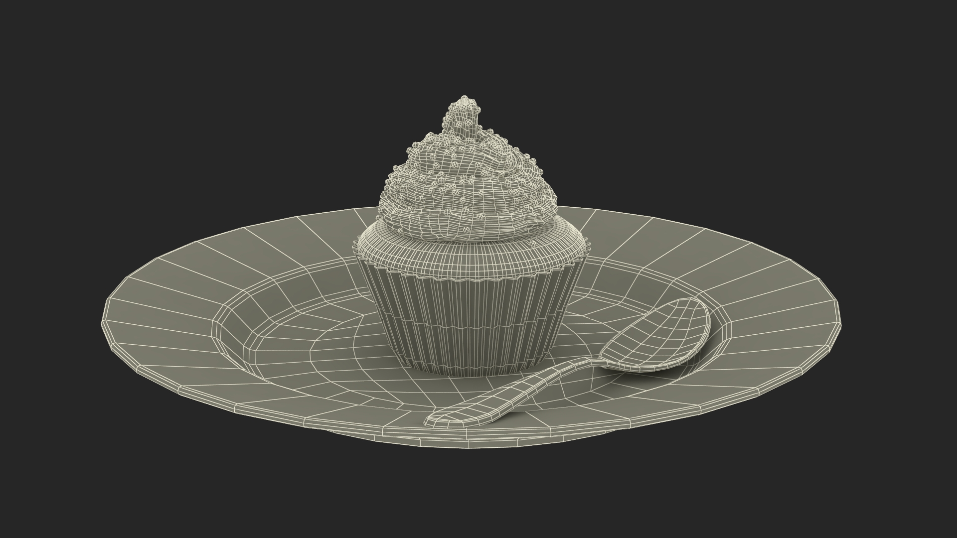 3D model Cupcake Dessert
