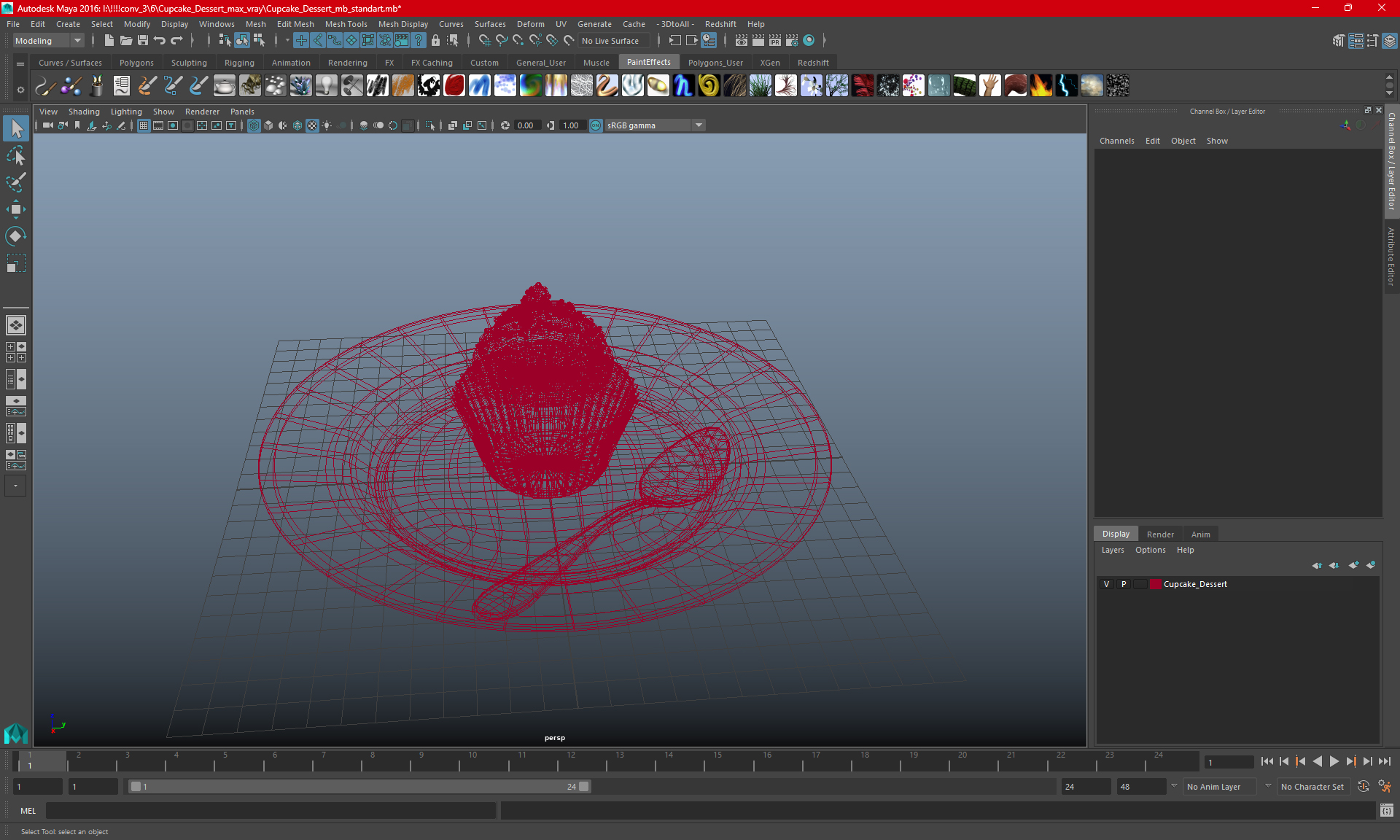 3D model Cupcake Dessert