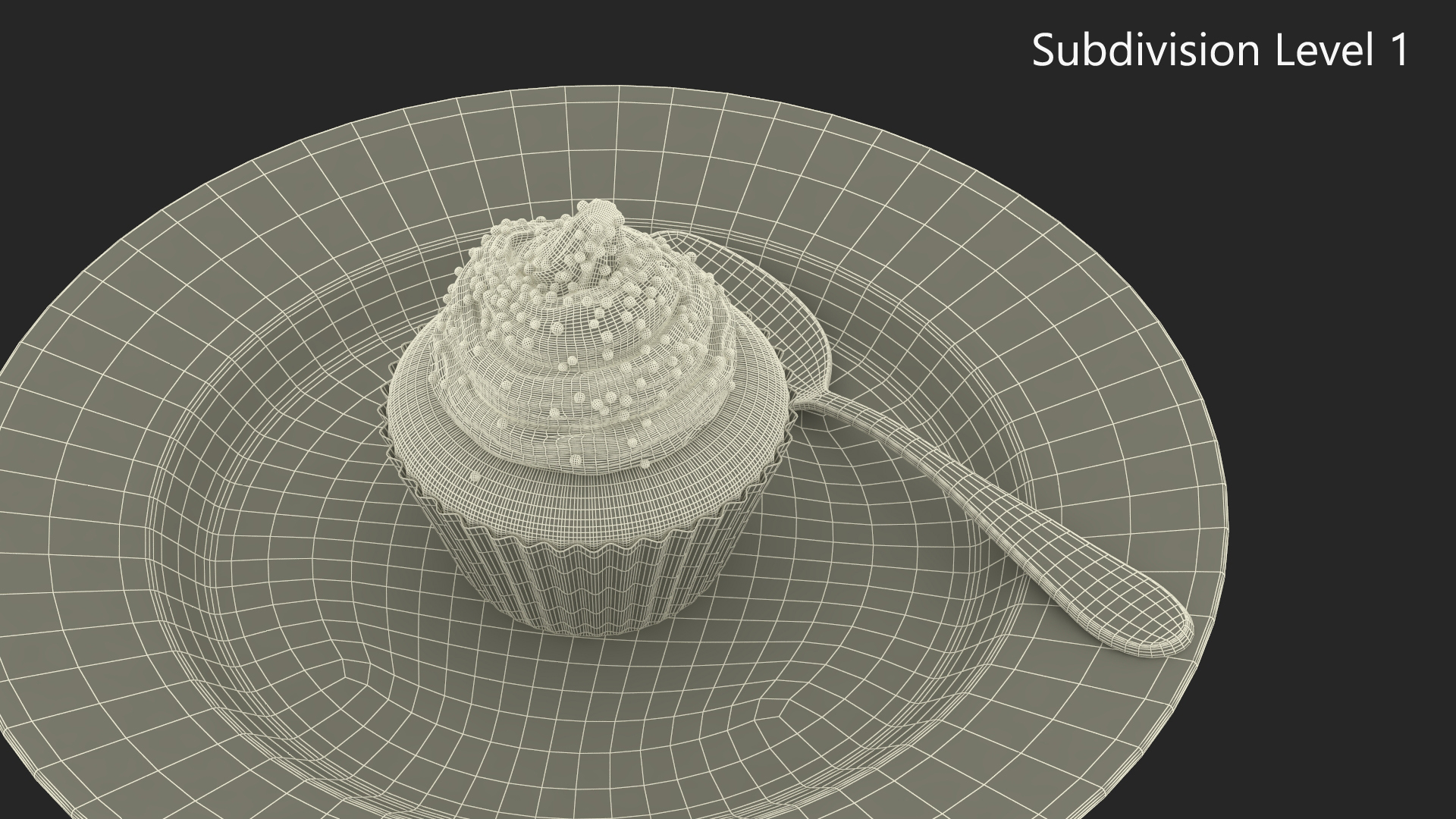 3D model Cupcake Dessert