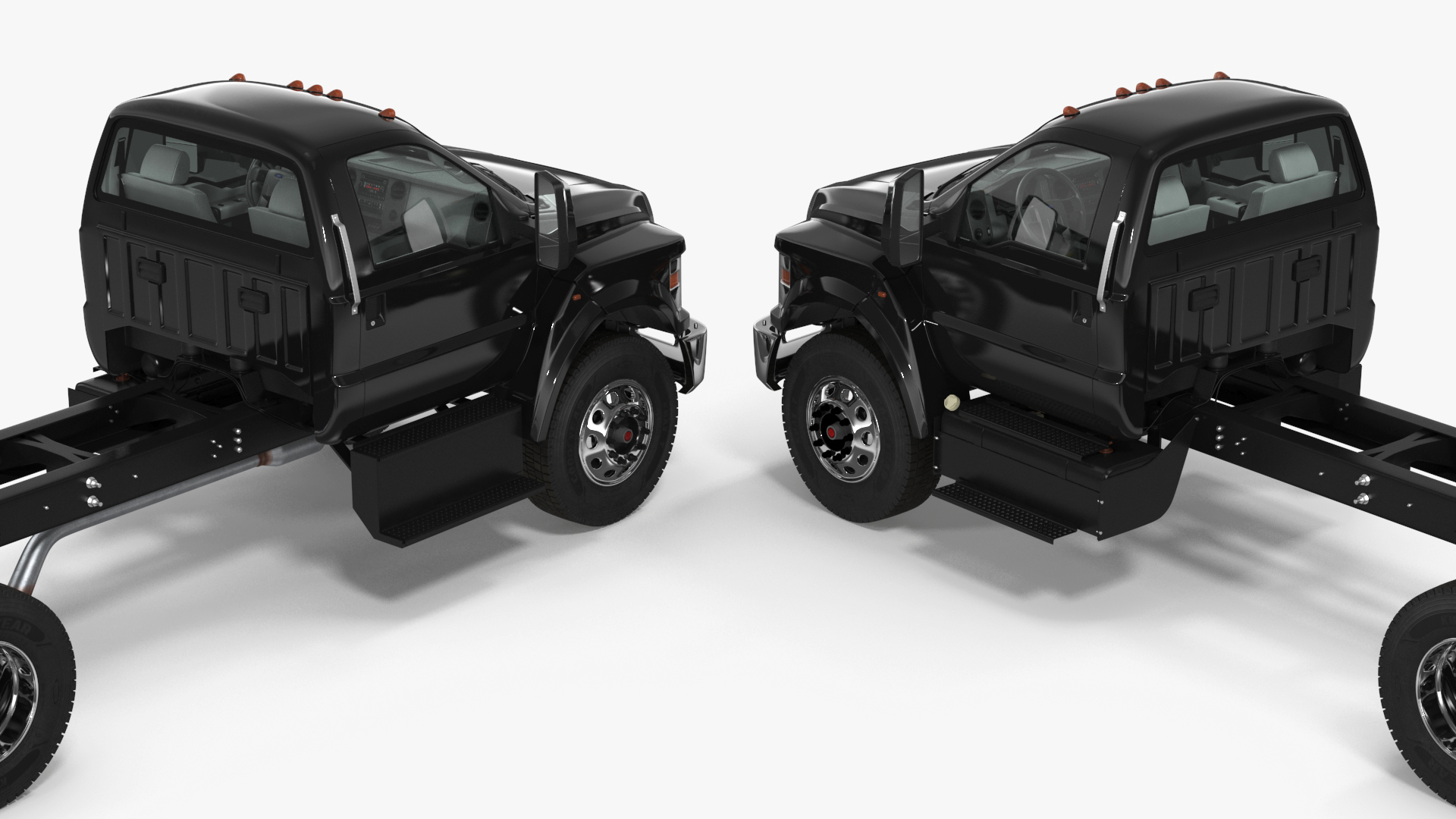 Ford F-650 Crew Cab Chassis 3D