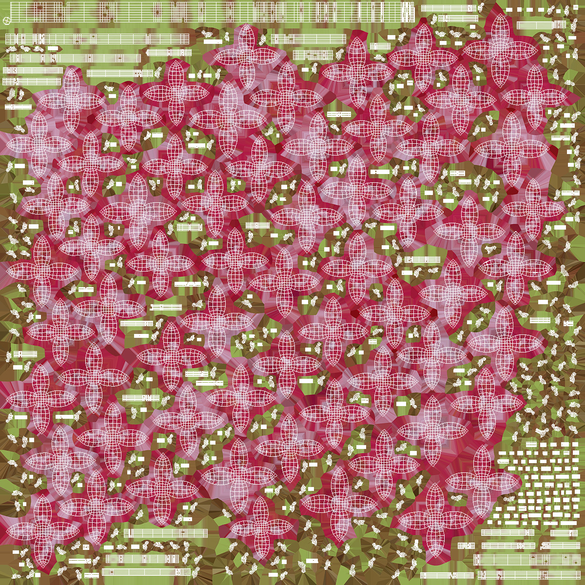 3D model Red Sultana Grape Cluster