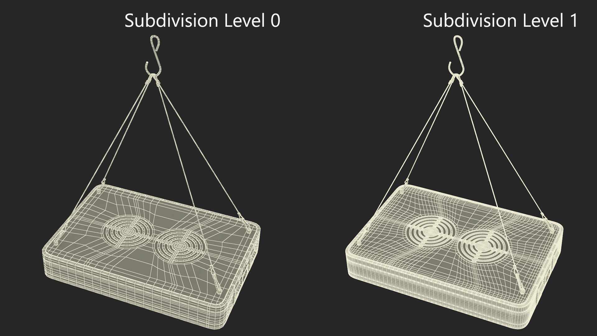 3D Led Hydroponic Grow Light Bestva 1000W model