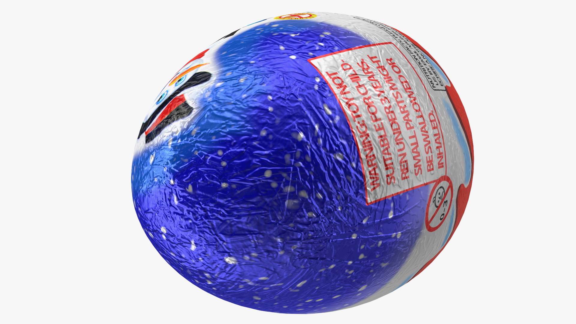 Kinder Surprise Christmas Chocolate Egg 3D model