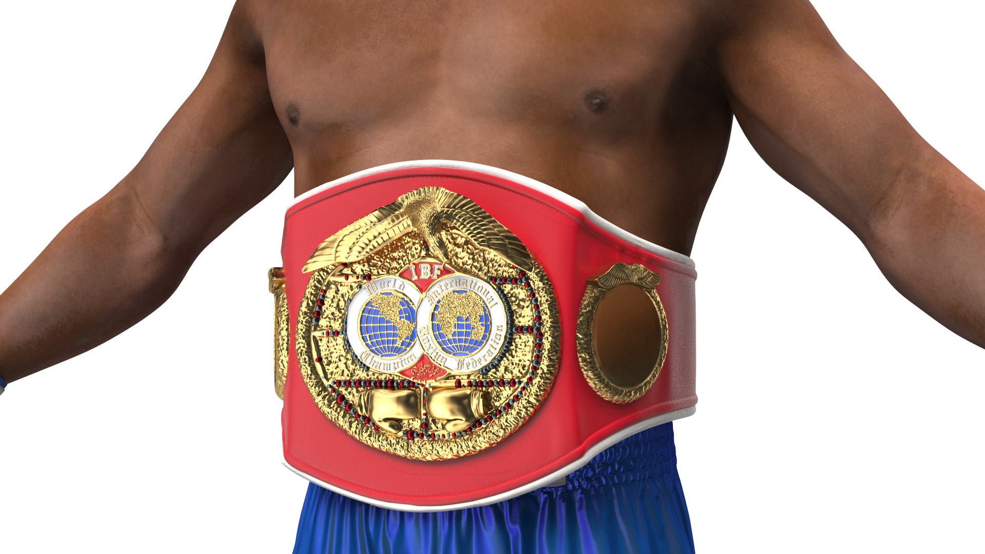 3D International Boxing Federation Champion Rigged for Maya
