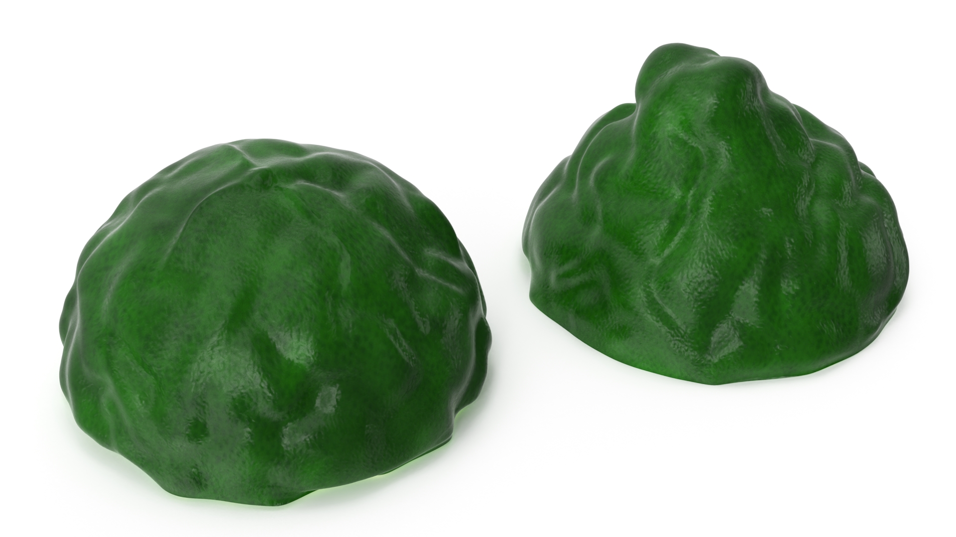 Half Bergamot Fruit 3D model