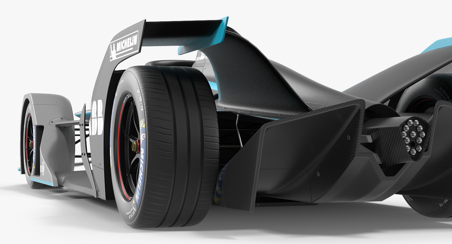 3D model Gen2 Formula E Car Rigged