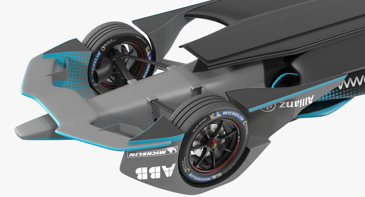 3D model Gen2 Formula E Car Rigged
