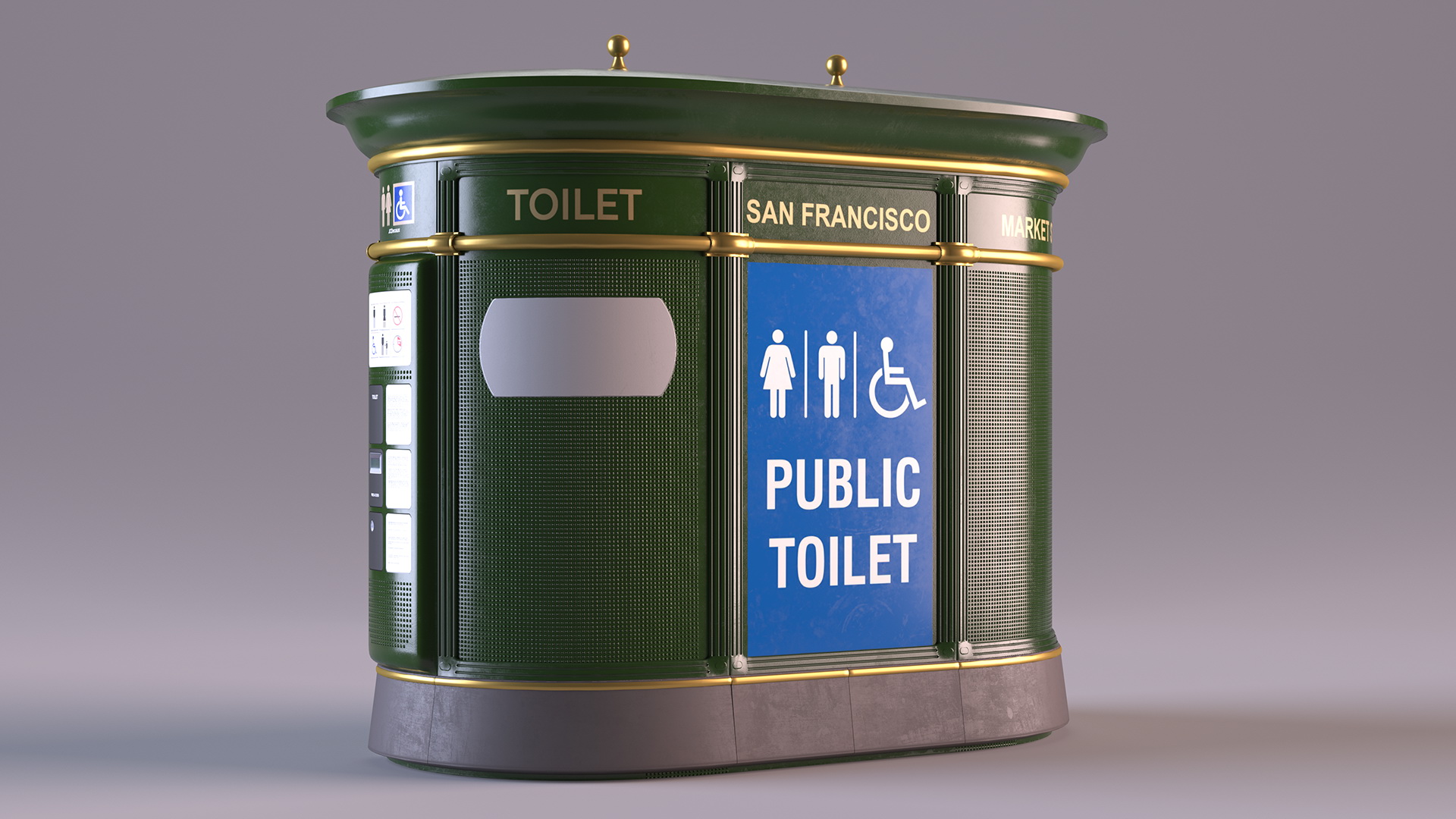 San Francisco Public Toilet 3D