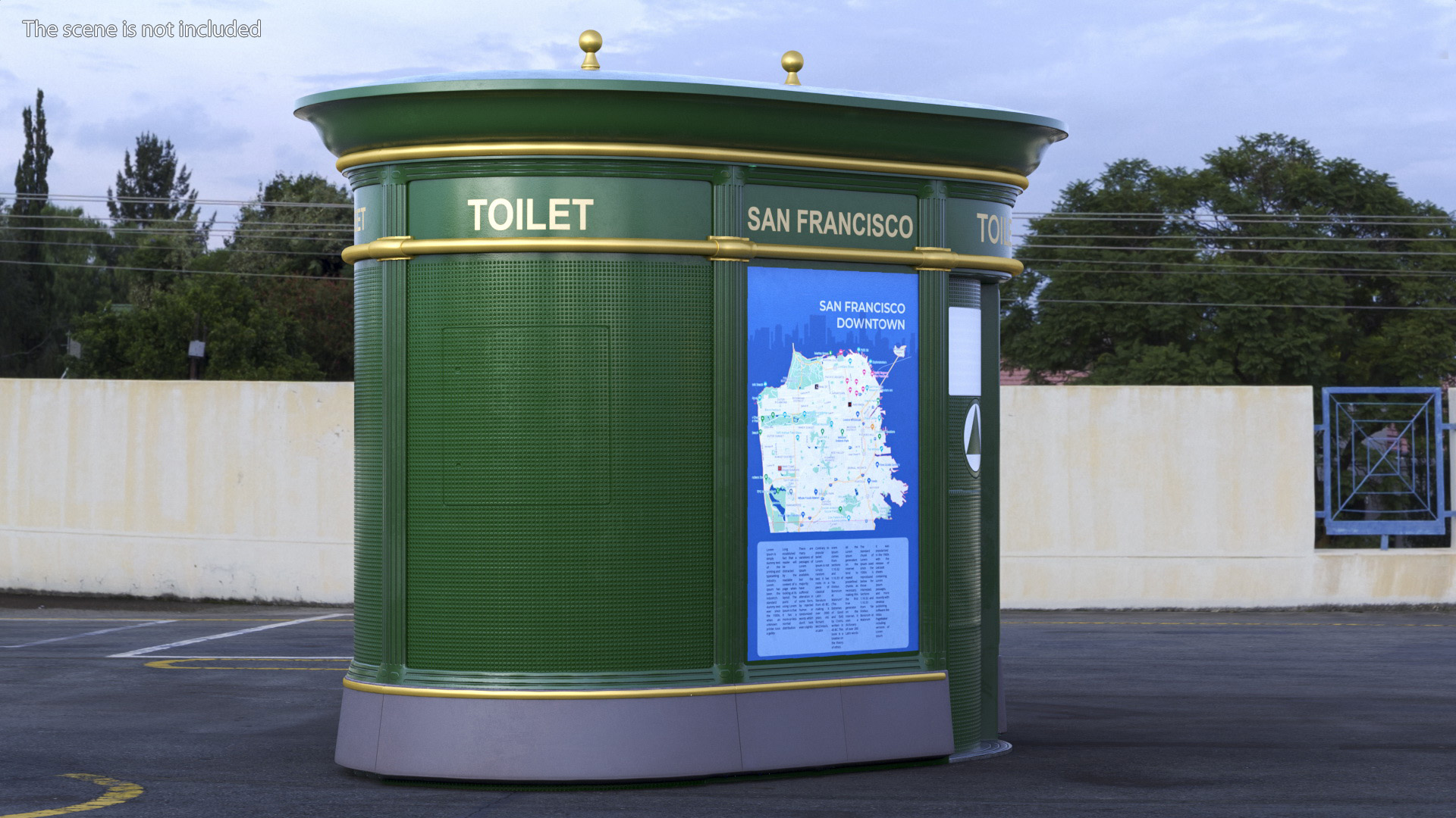 San Francisco Public Toilet 3D