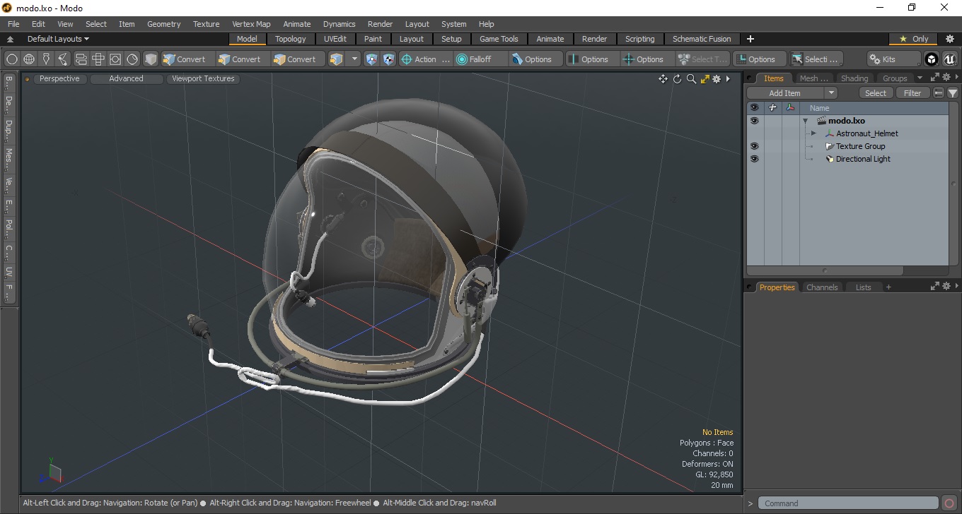 3D Astronaut Helmet