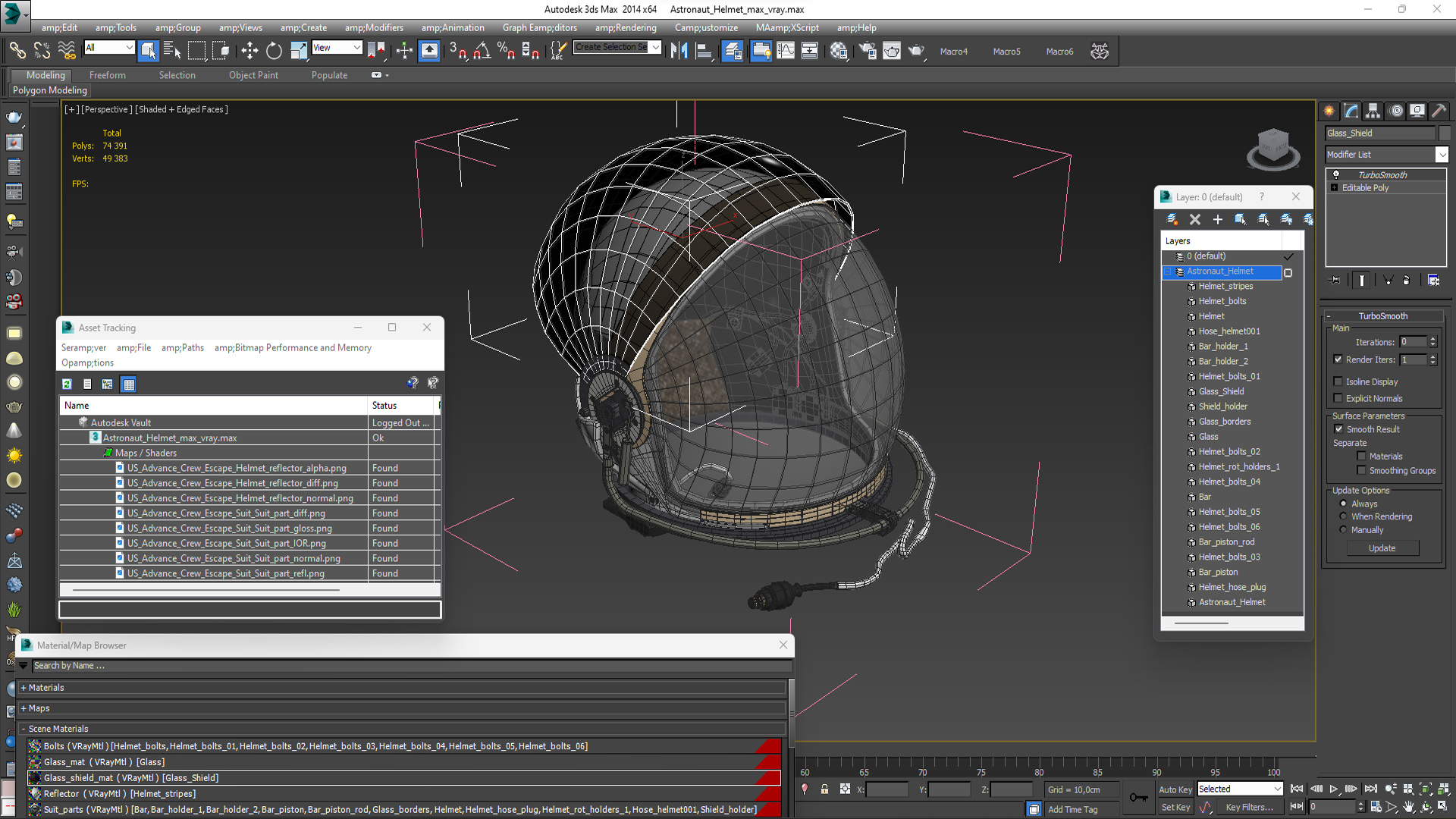 3D Astronaut Helmet