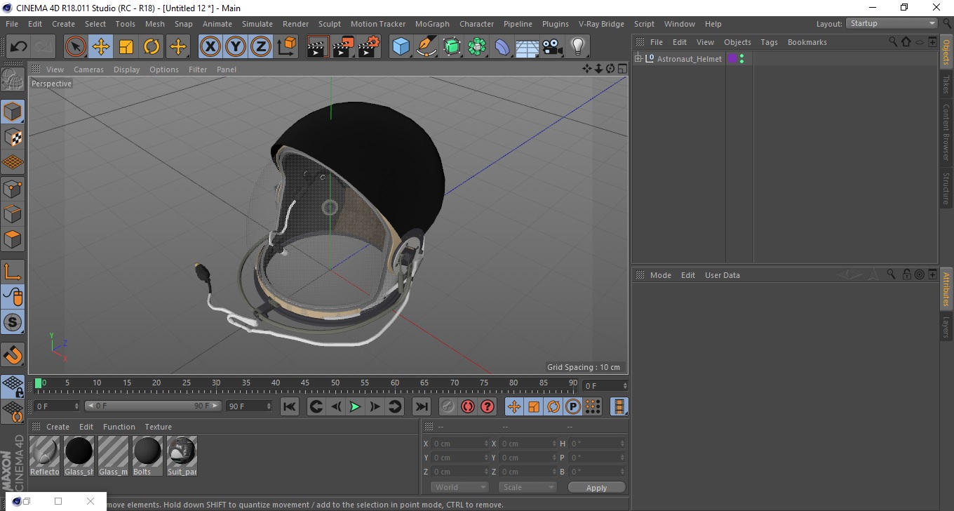 3D Astronaut Helmet