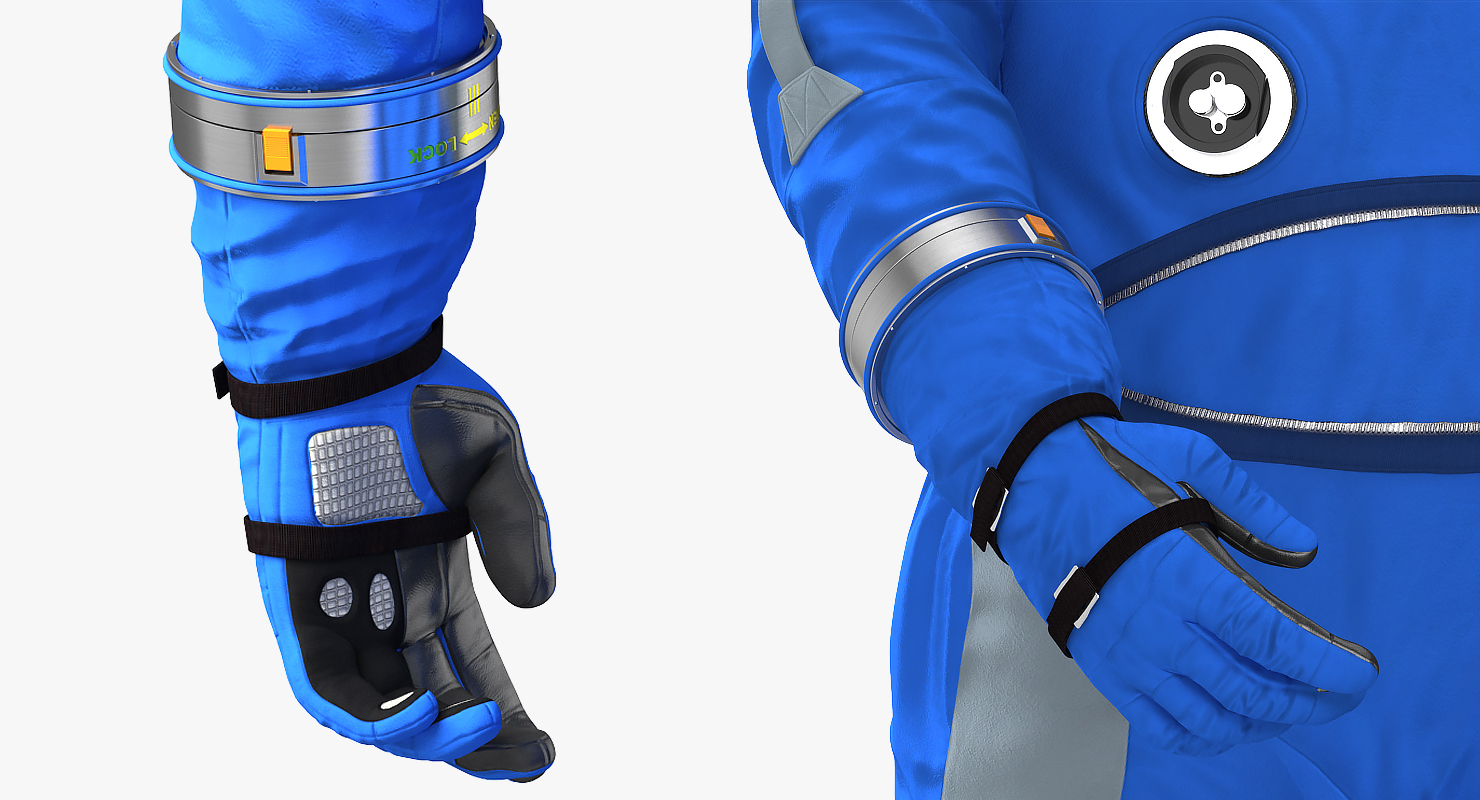Astronaut in Boeing Spacesuit Walking 3D