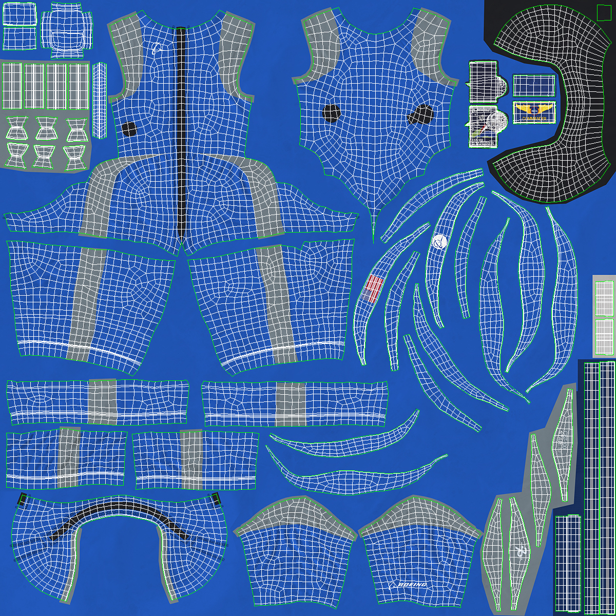 Astronaut in Boeing Spacesuit Walking 3D