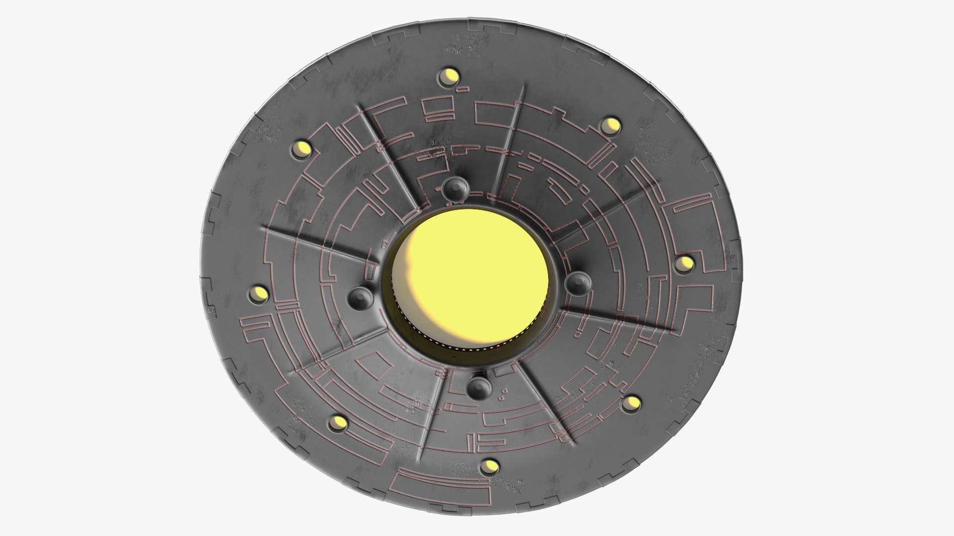 3D Fly Old UFO Ship