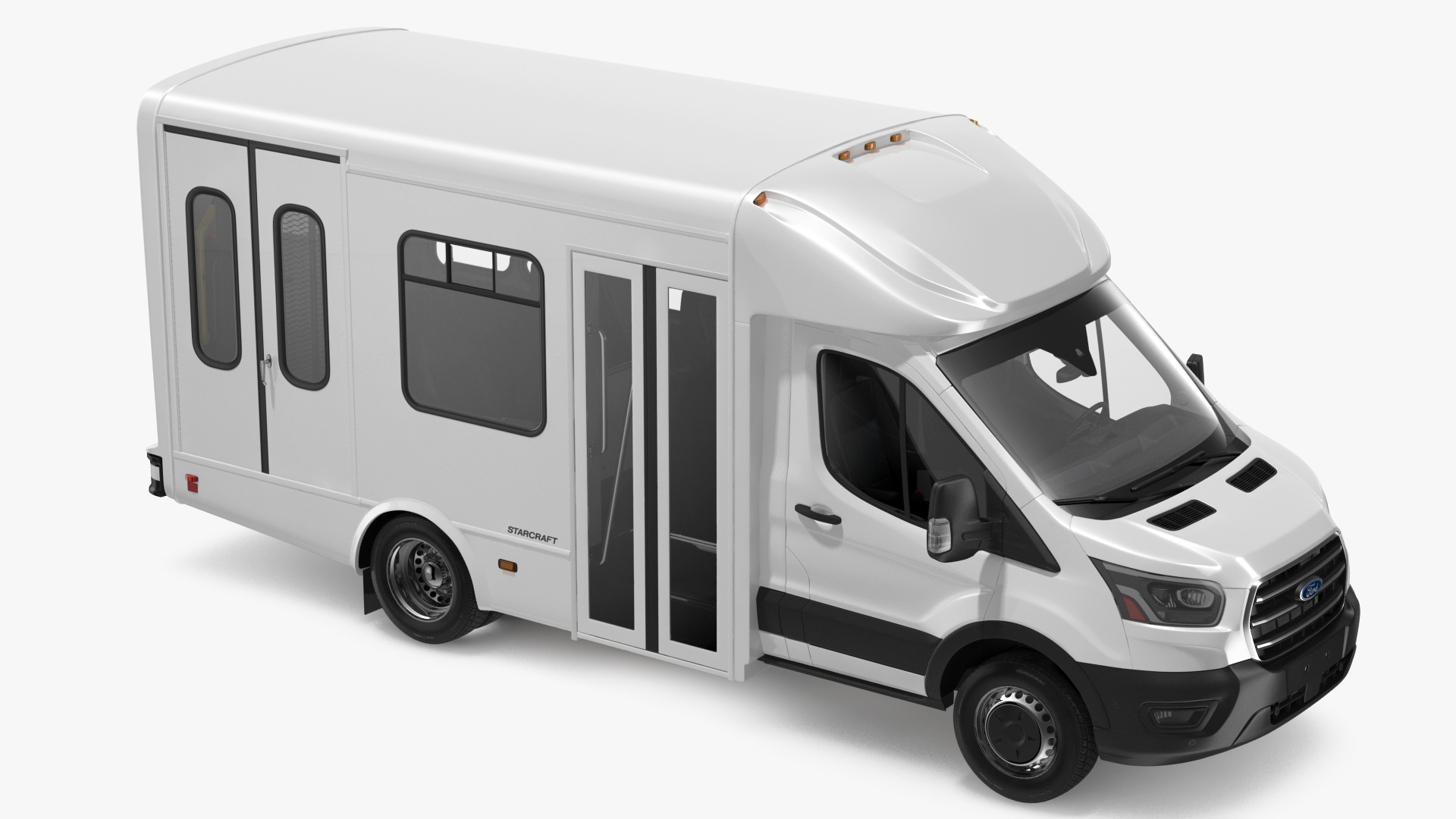 3D Ford Starlite Transit Shuttle Bus model