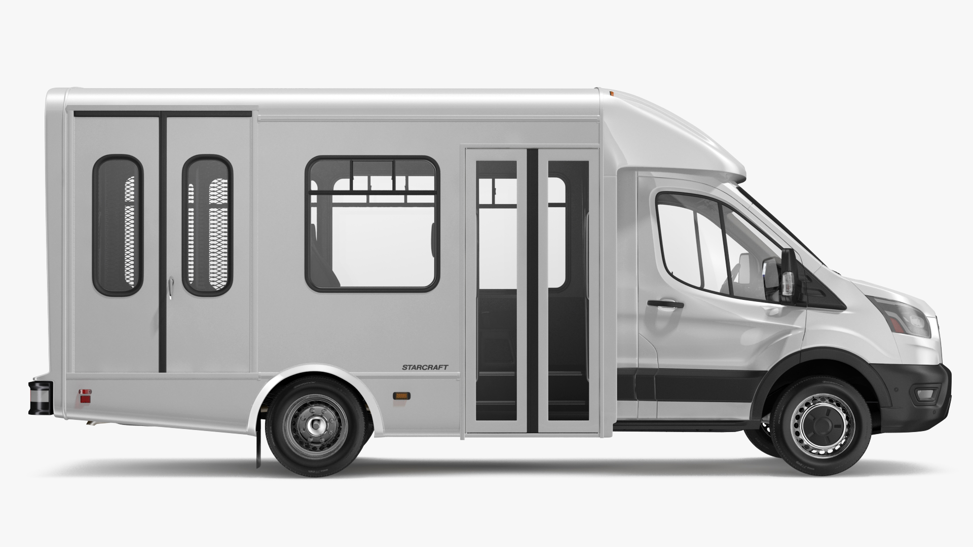 3D Ford Starlite Transit Shuttle Bus model