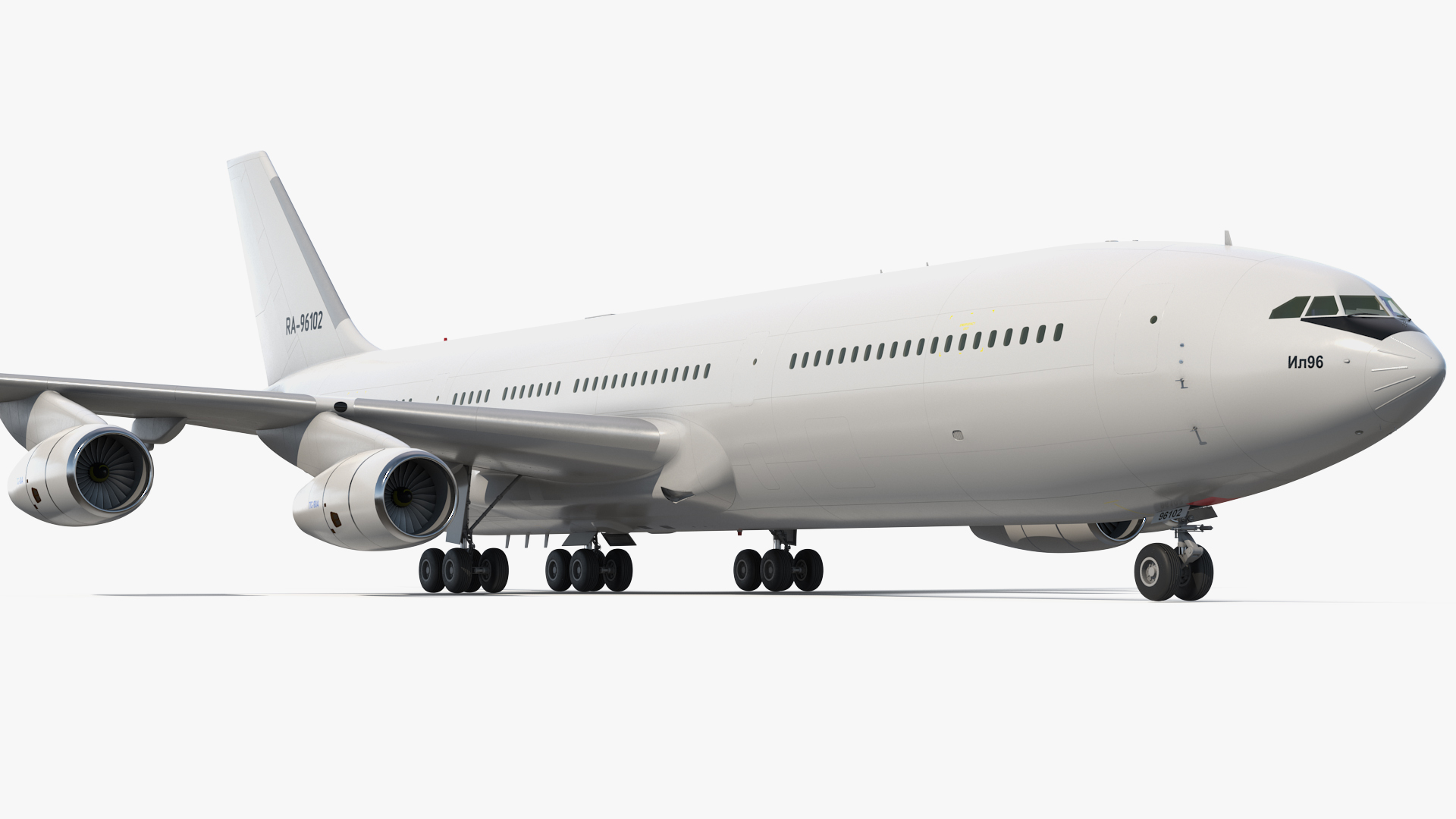 3D Ilyushin IL-96-400 model