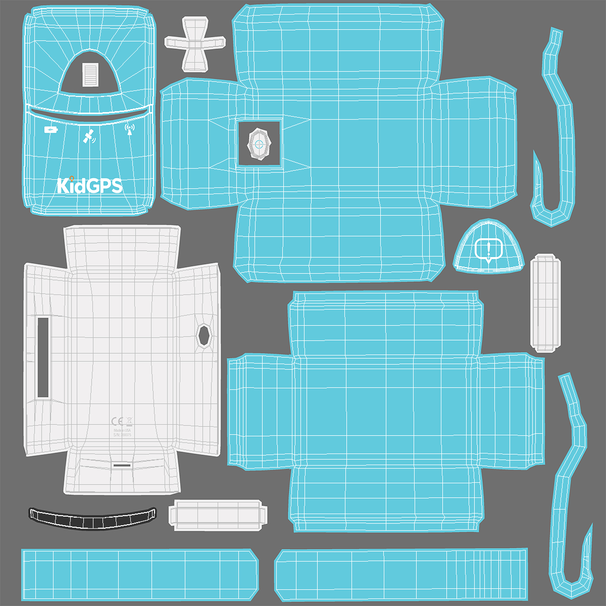 3D Tracker for Kids KidGPS model