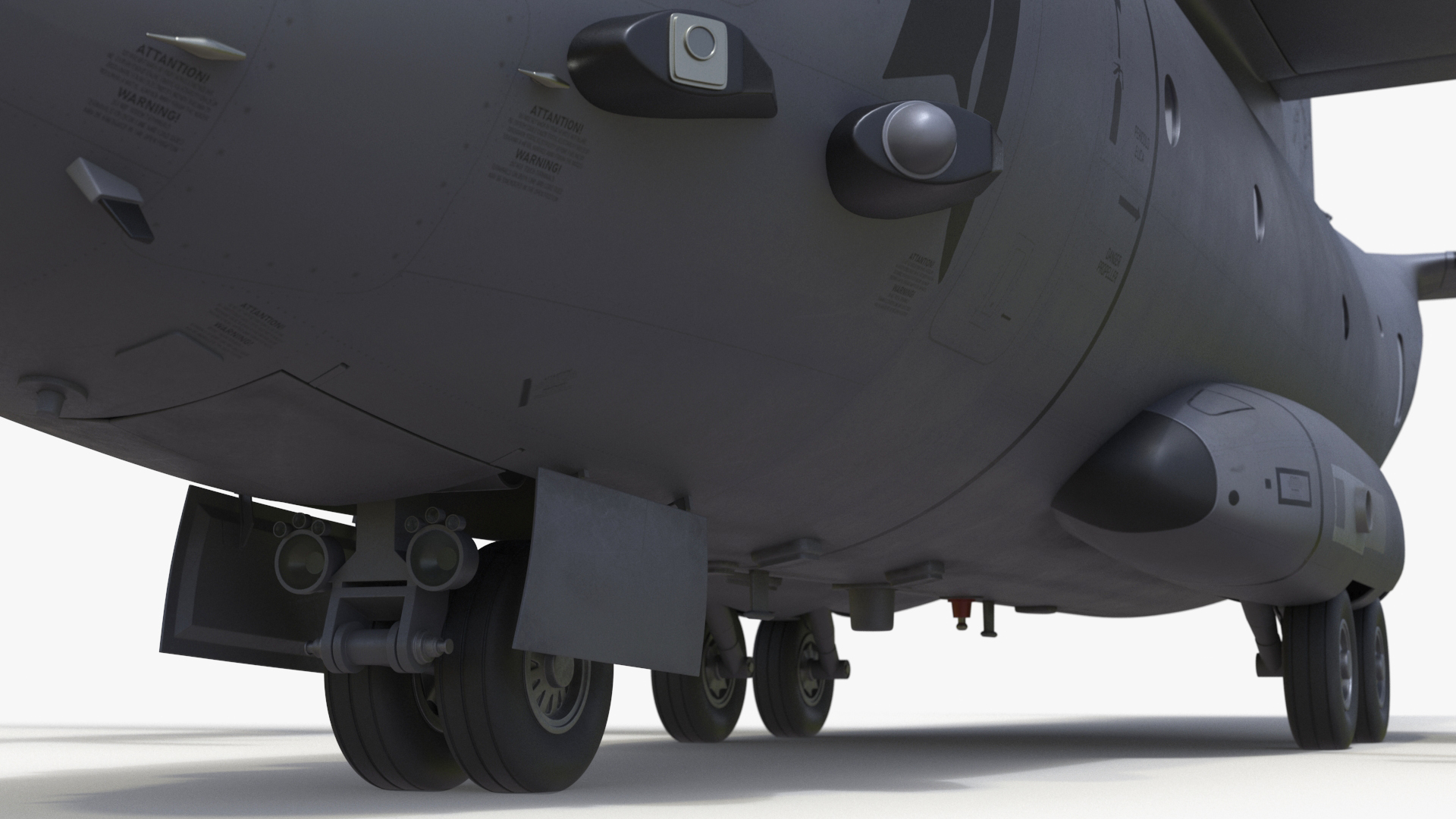 Aircraft Alenia C-27J Spartan Greece Rigged for Cinema 4D 3D