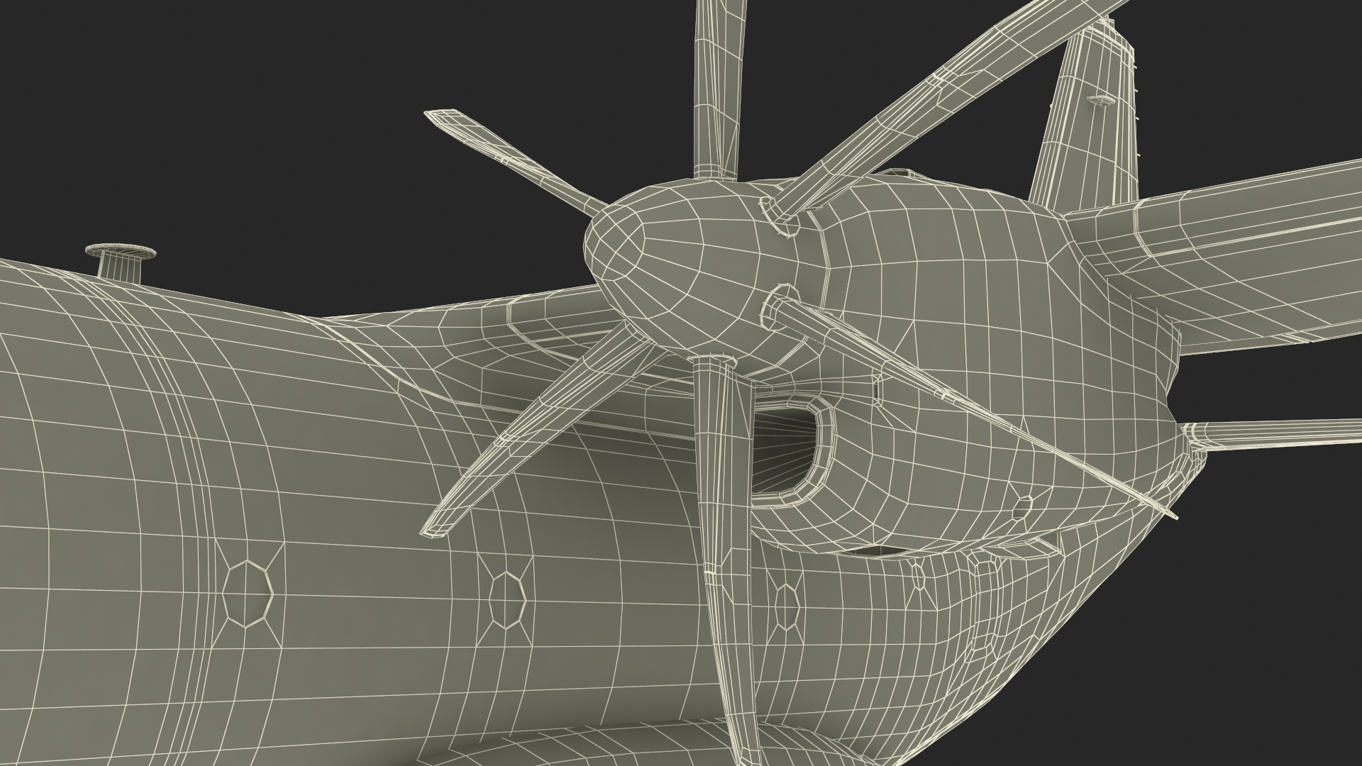 Aircraft Alenia C-27J Spartan Greece Rigged for Cinema 4D 3D