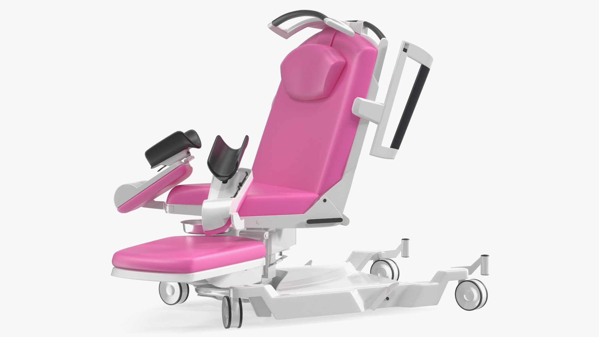 Childbirth Bed AVE 2 Pink Rigged 3D