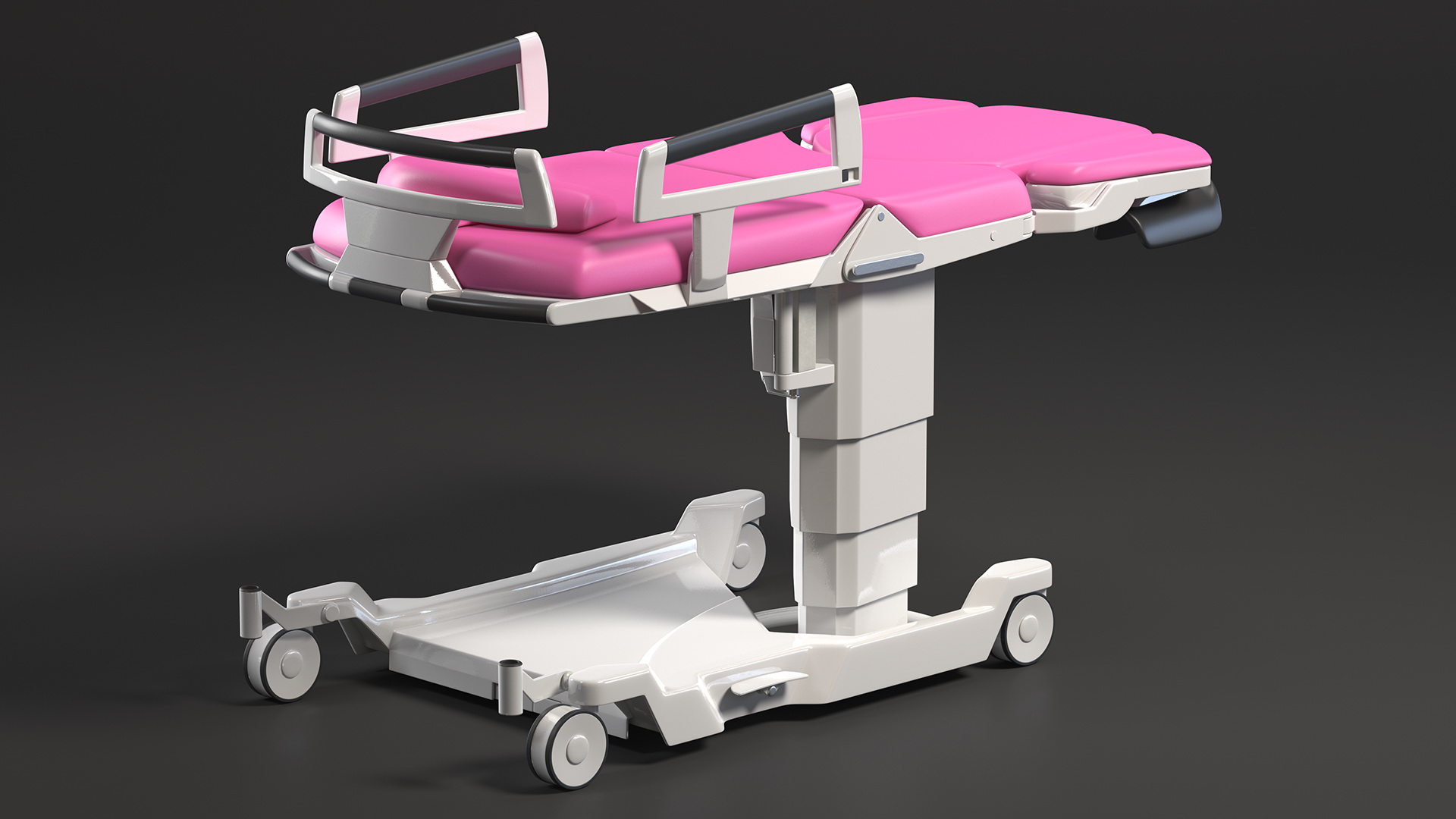 Childbirth Bed AVE 2 Pink Rigged 3D