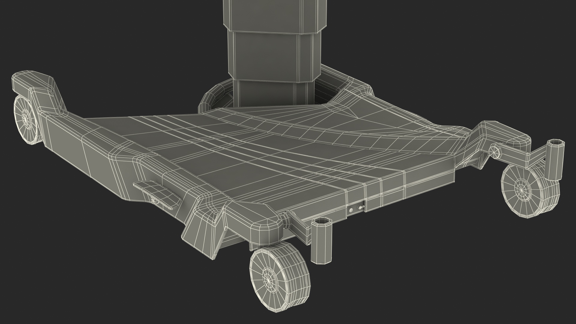 Childbirth Bed AVE 2 Pink Rigged 3D