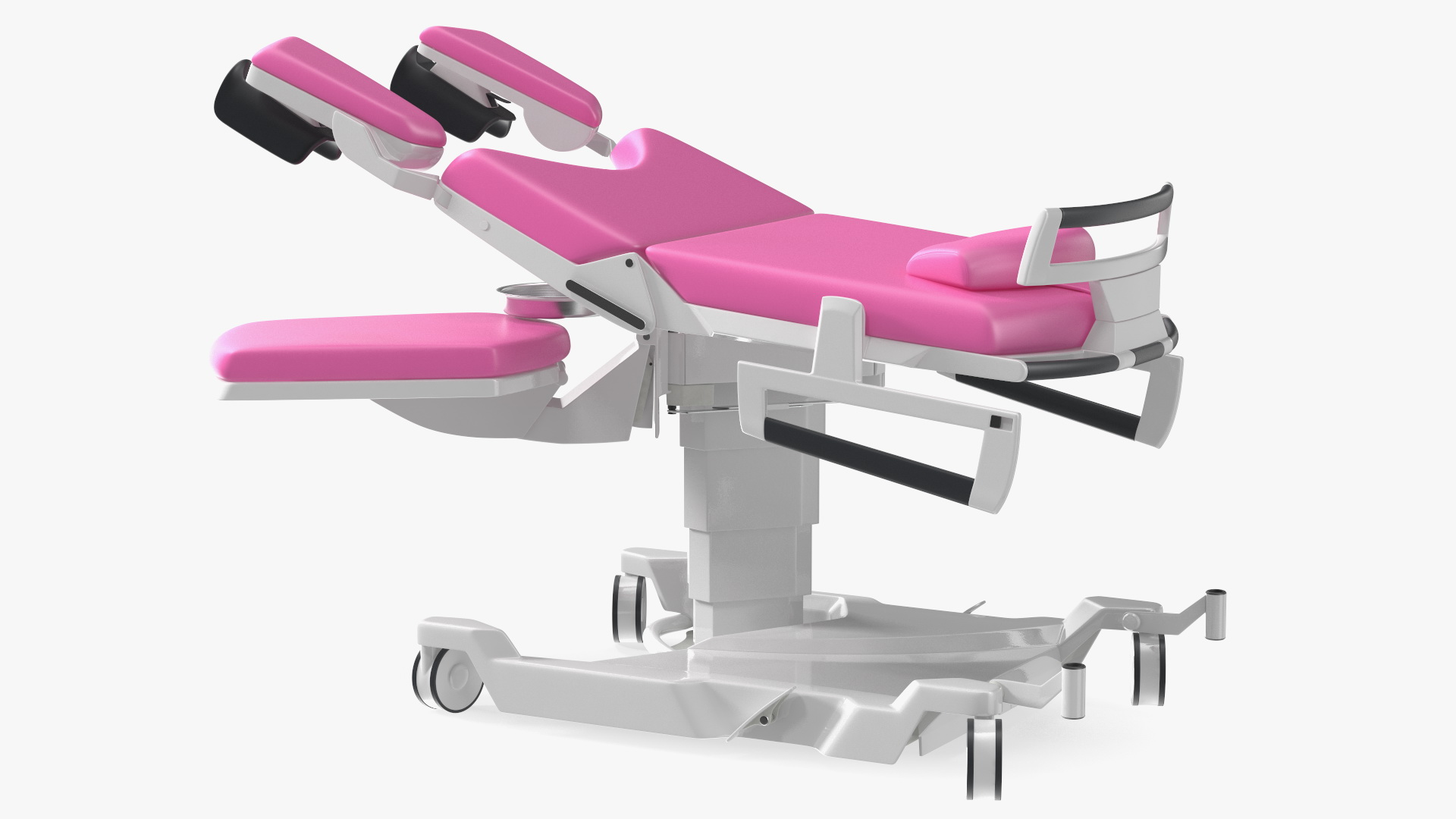 Childbirth Bed AVE 2 Pink Rigged 3D