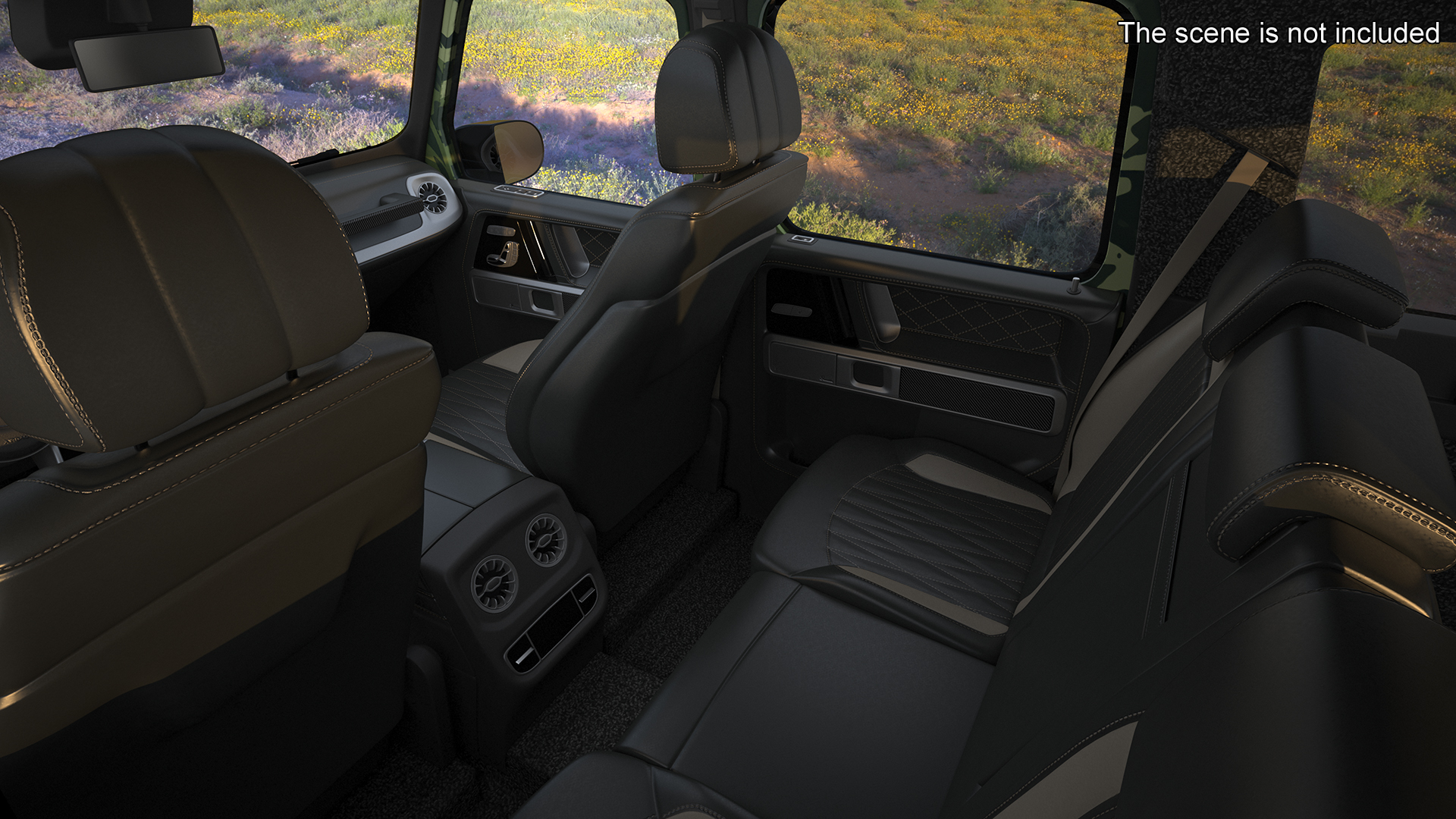 3D Mercedes-Benz G63 AMG 2019 Camouflage Matte model